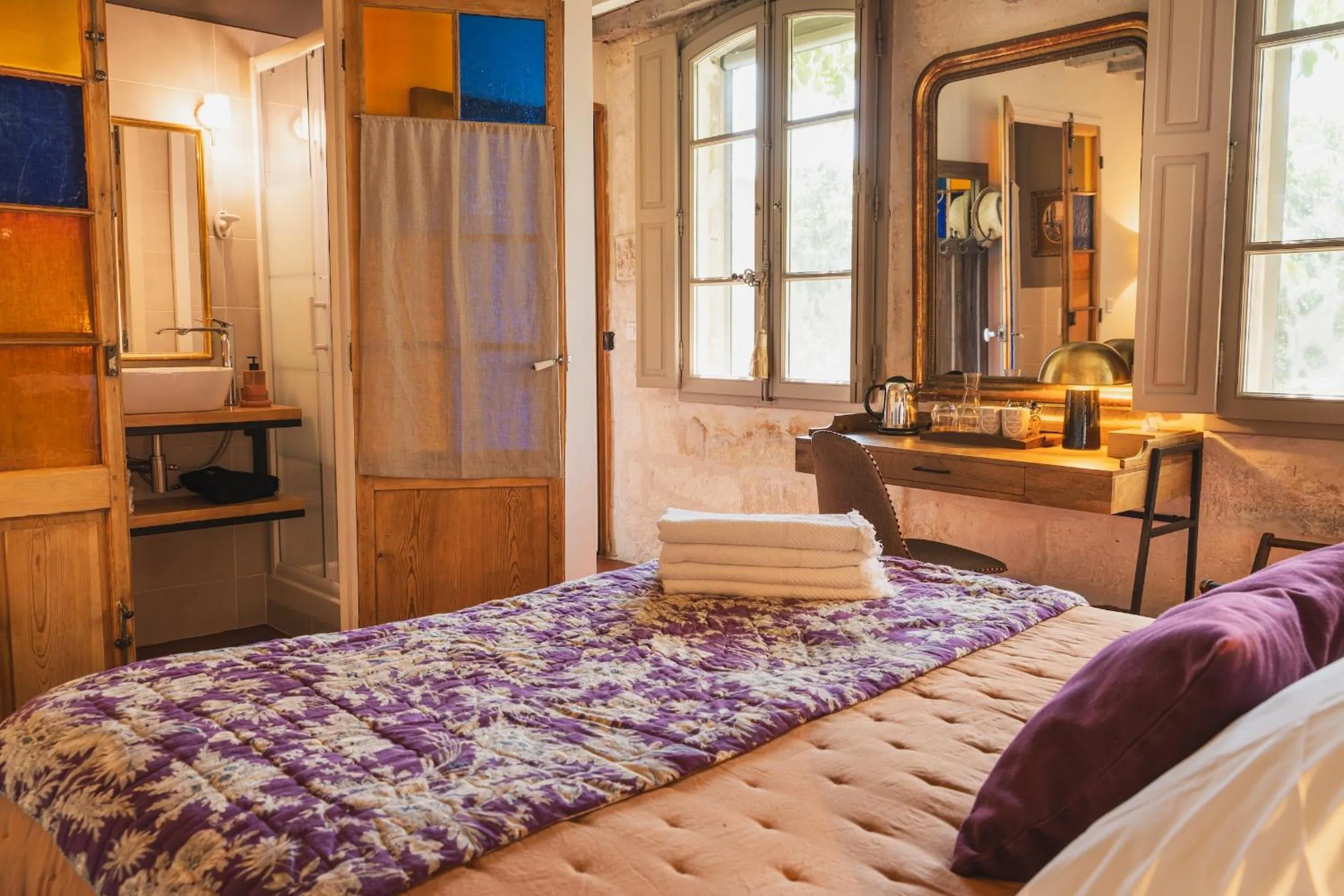 Bed in Les Jardins de Baracane