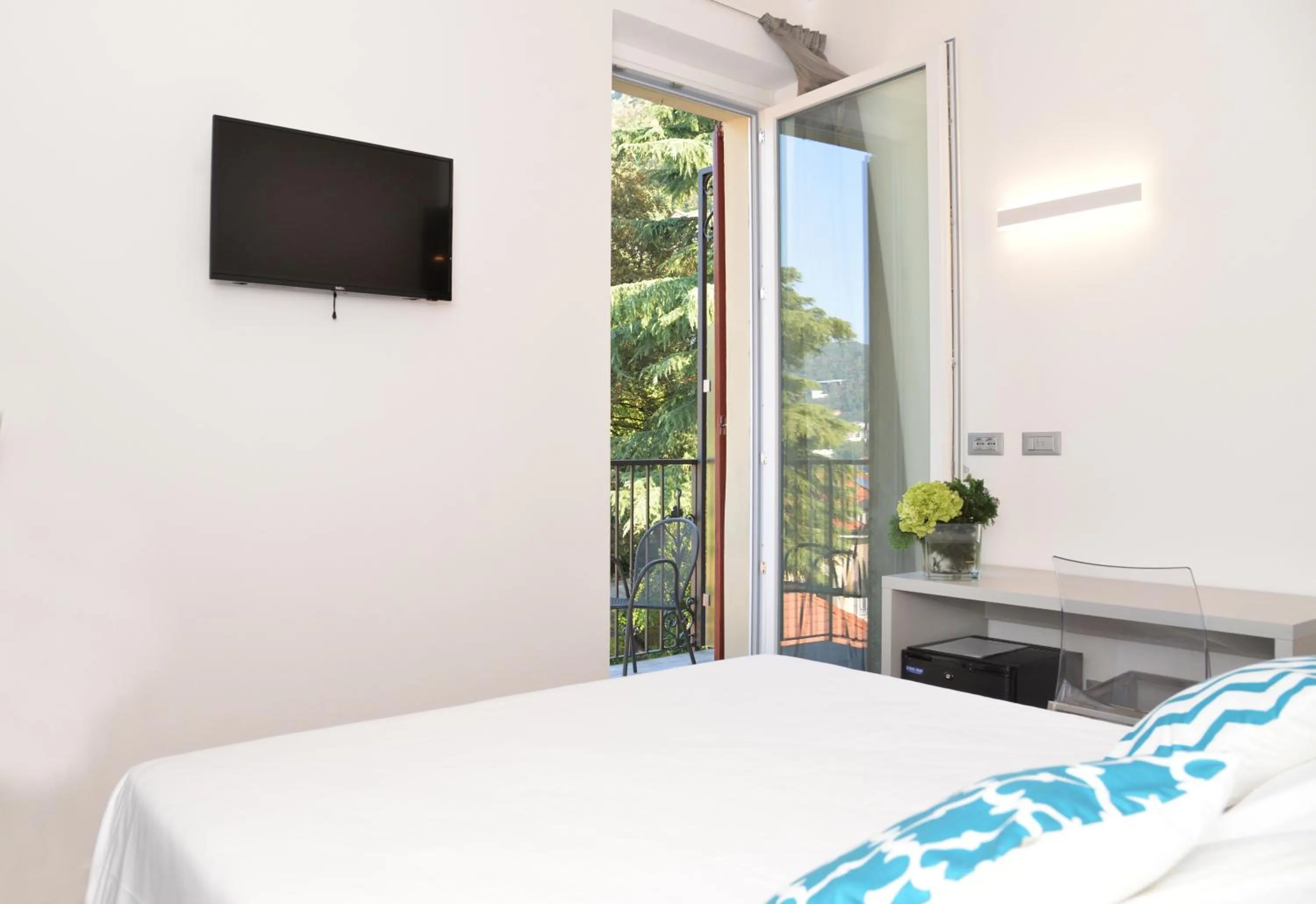 Bed in Hotel Quarcino