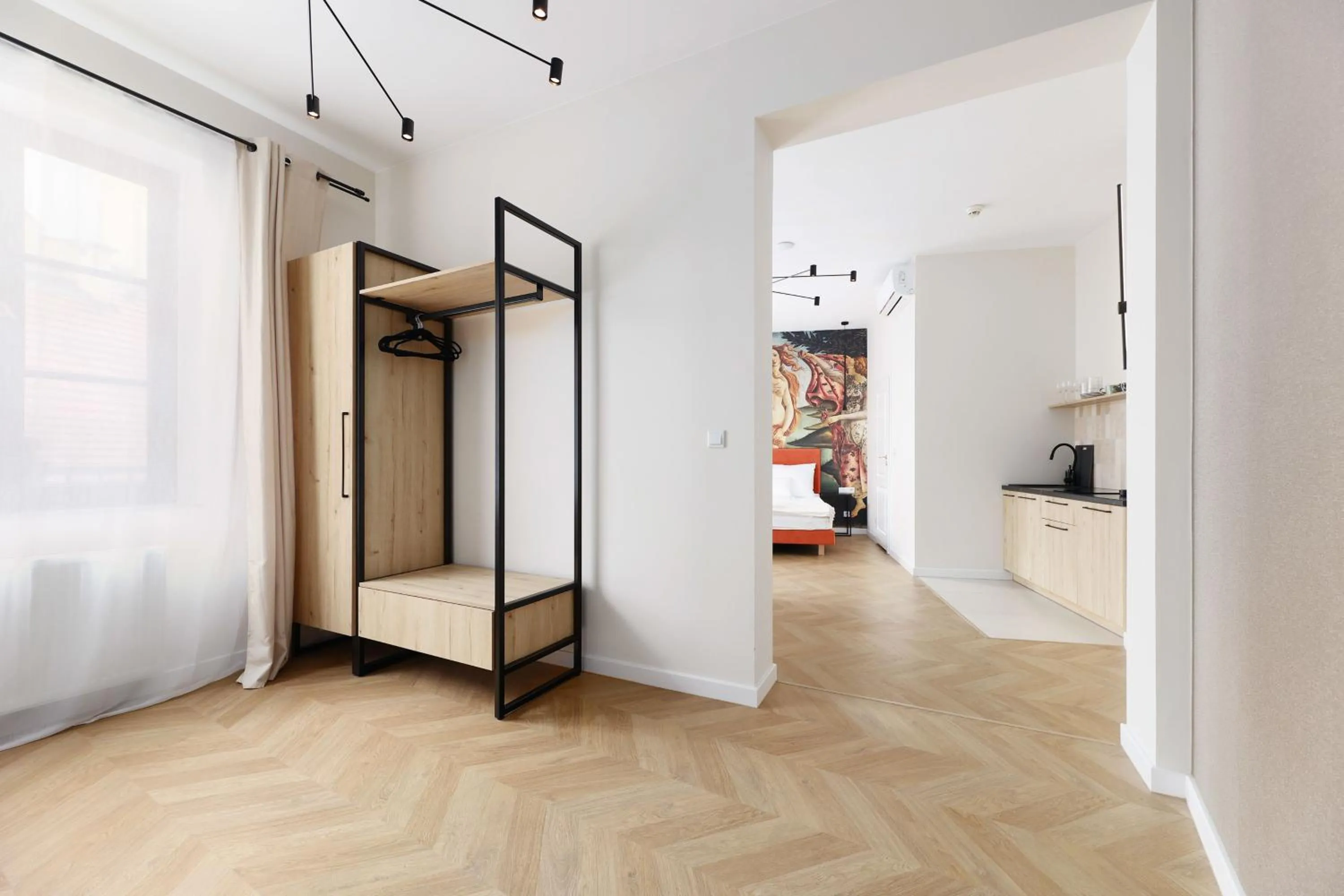 Bedroom, Bed in Hetman Main Square Apartments