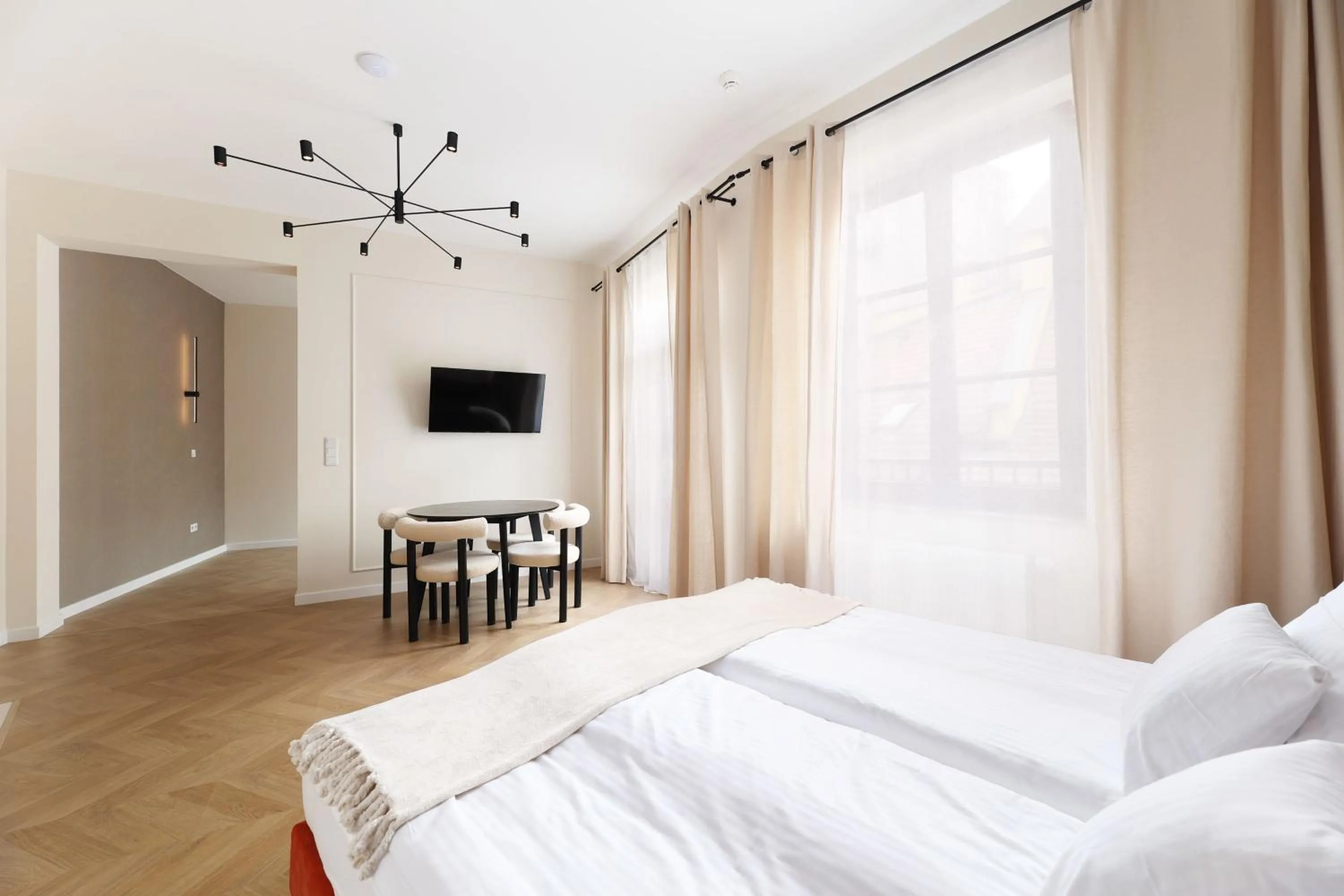 Bed in Hetman Main Square Apartments