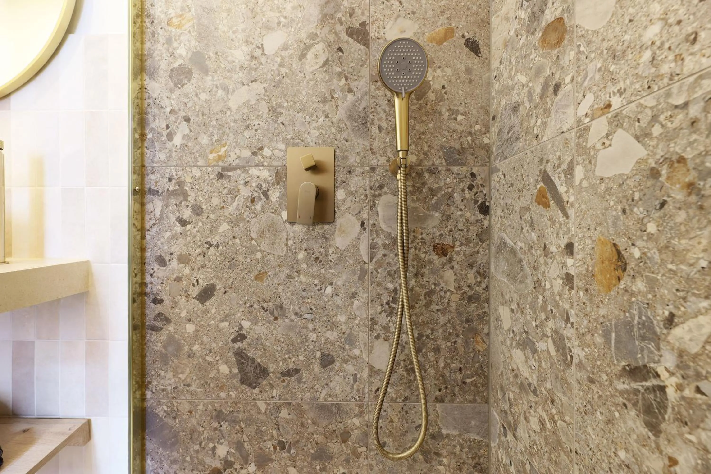 Shower in Hetman Main Square Apartments