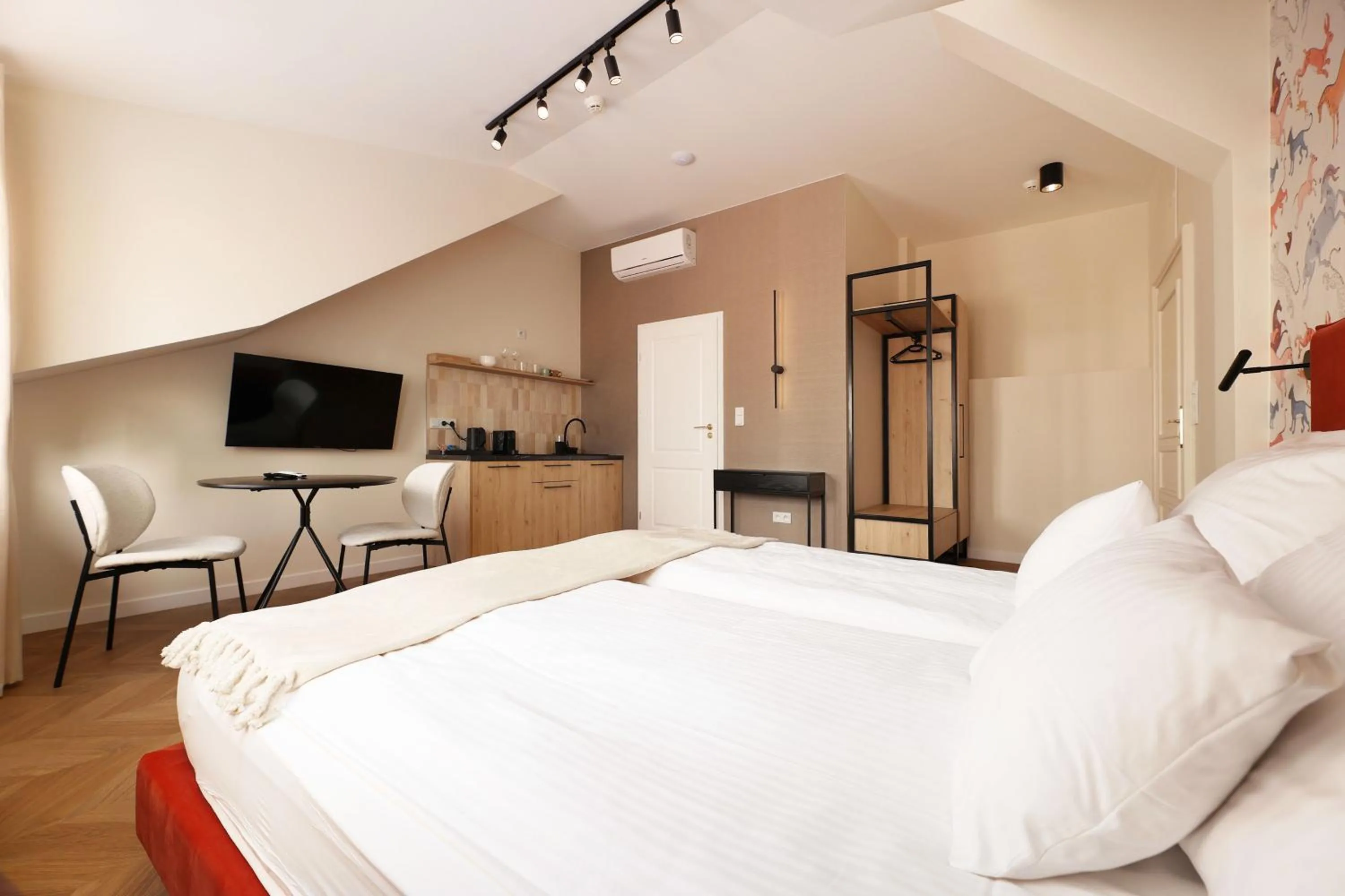 Bed in Hetman Main Square Apartments