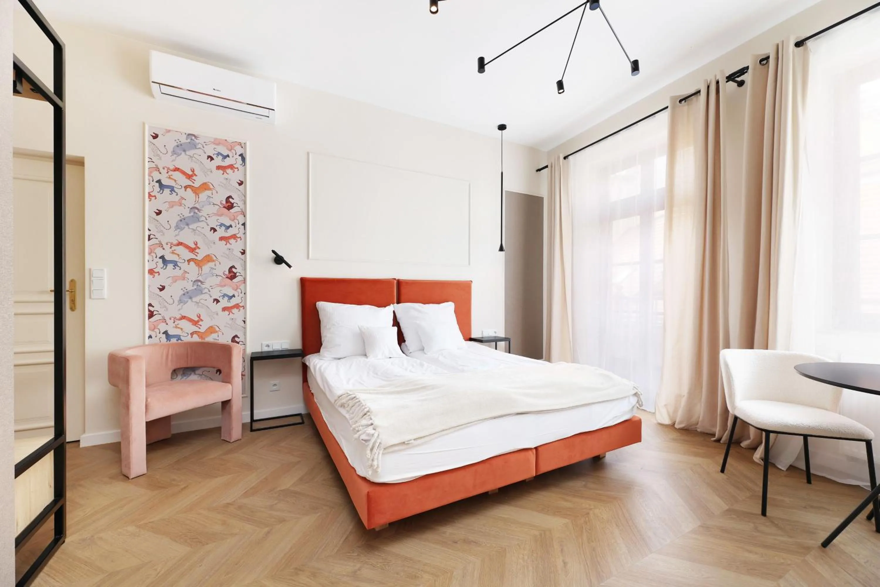 Bed in Hetman Main Square Apartments