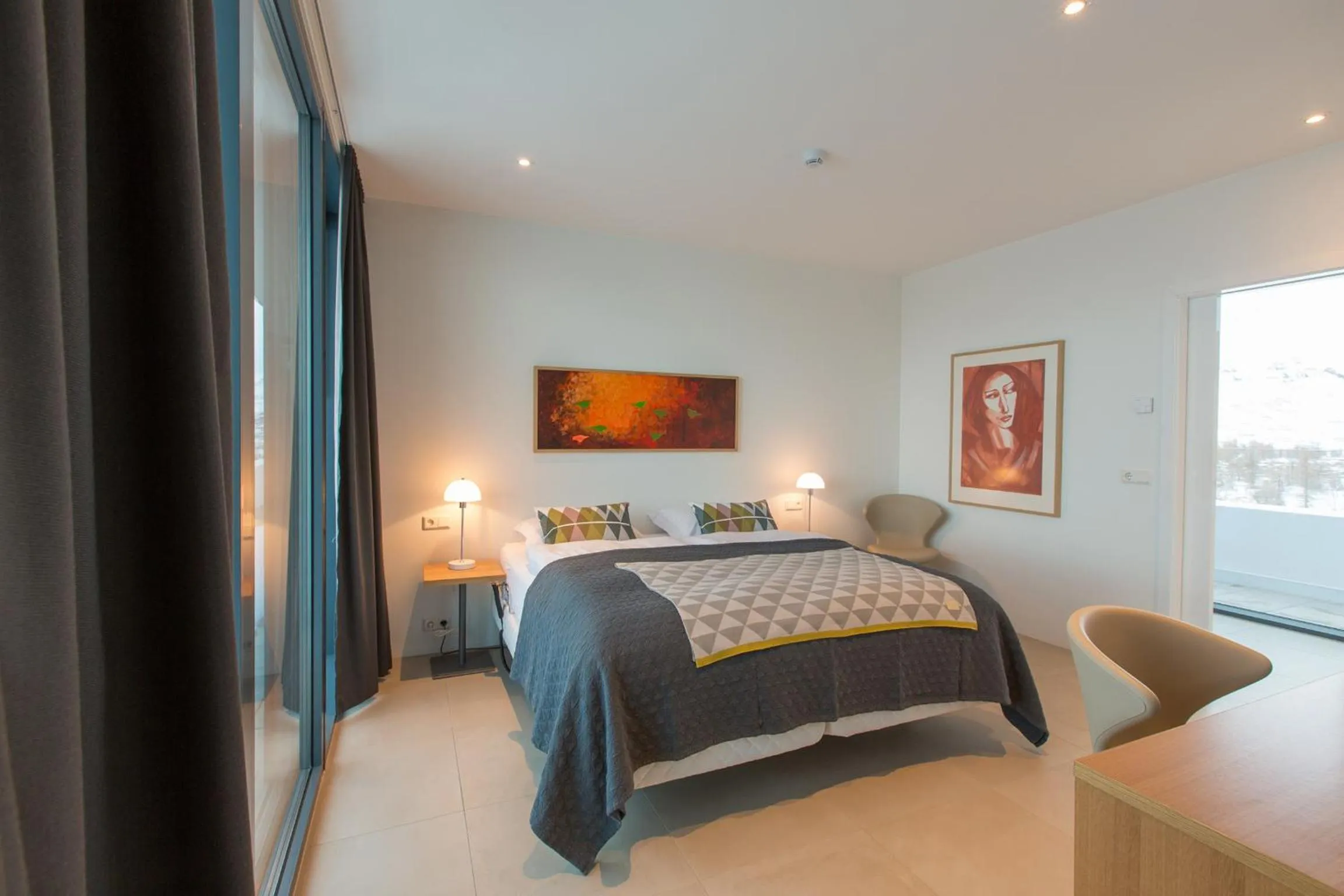 Bedroom in Apt. Hotel Hjalteyri