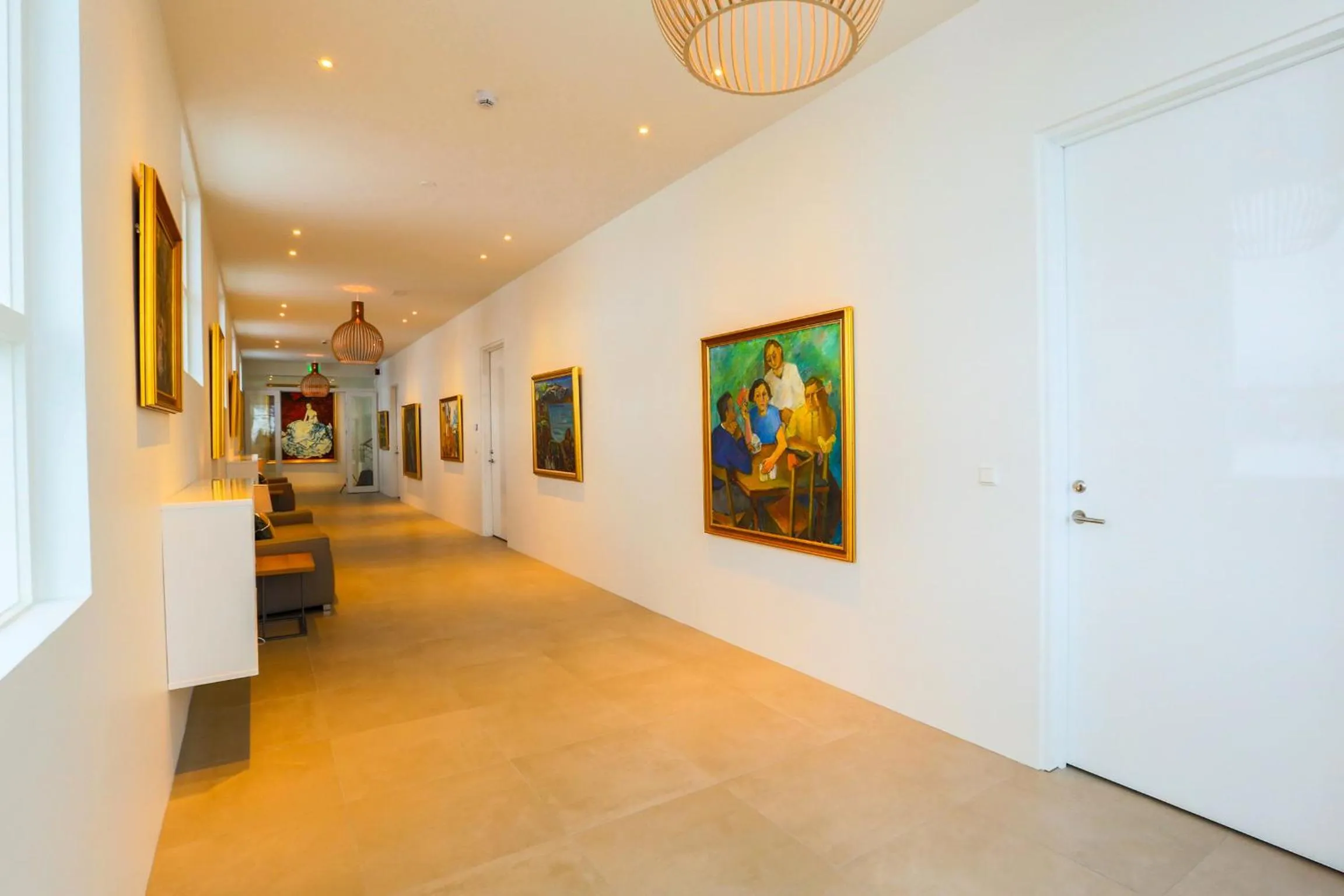 Seating area in Apt. Hotel Hjalteyri