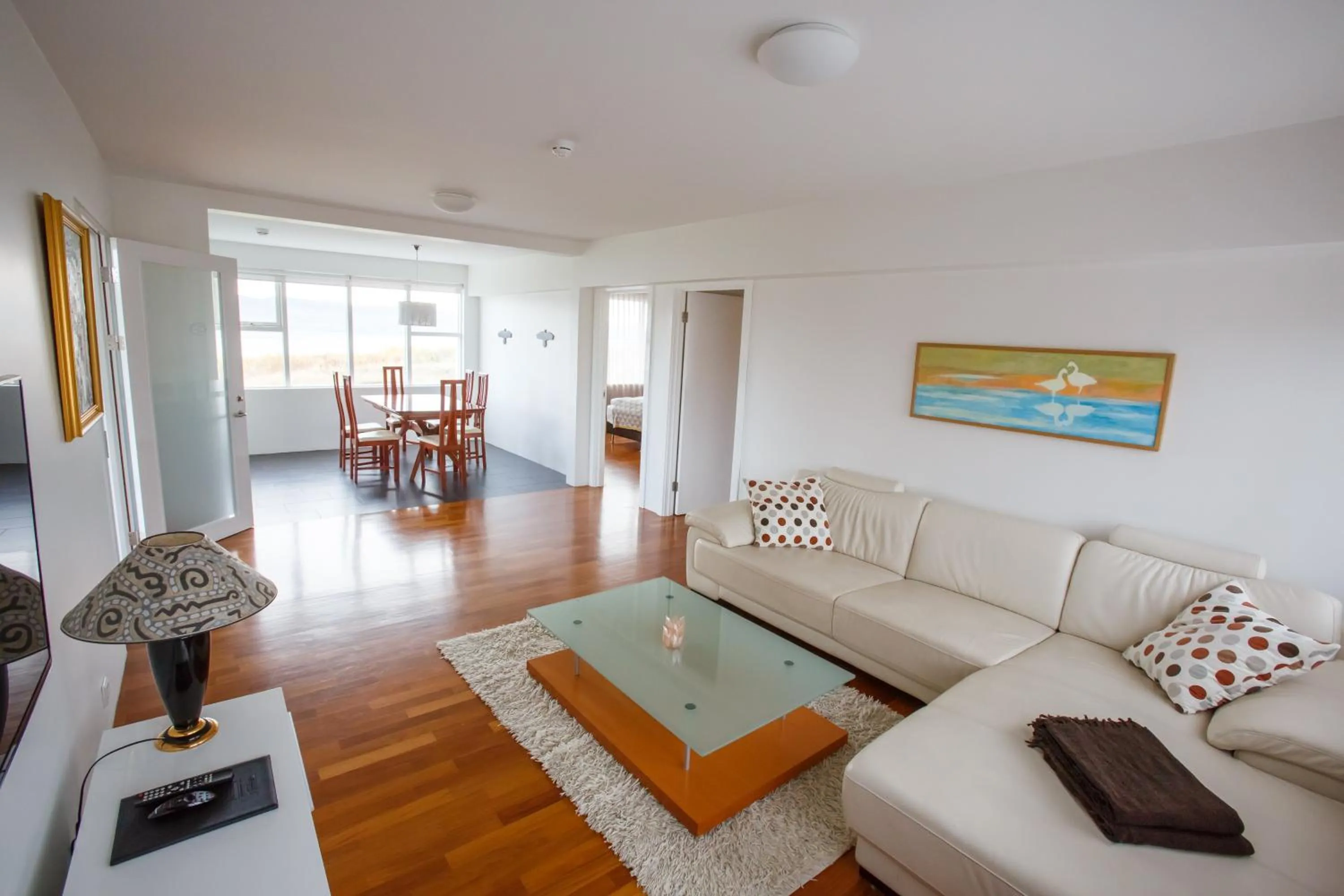 Living room in Apt. Hotel Hjalteyri