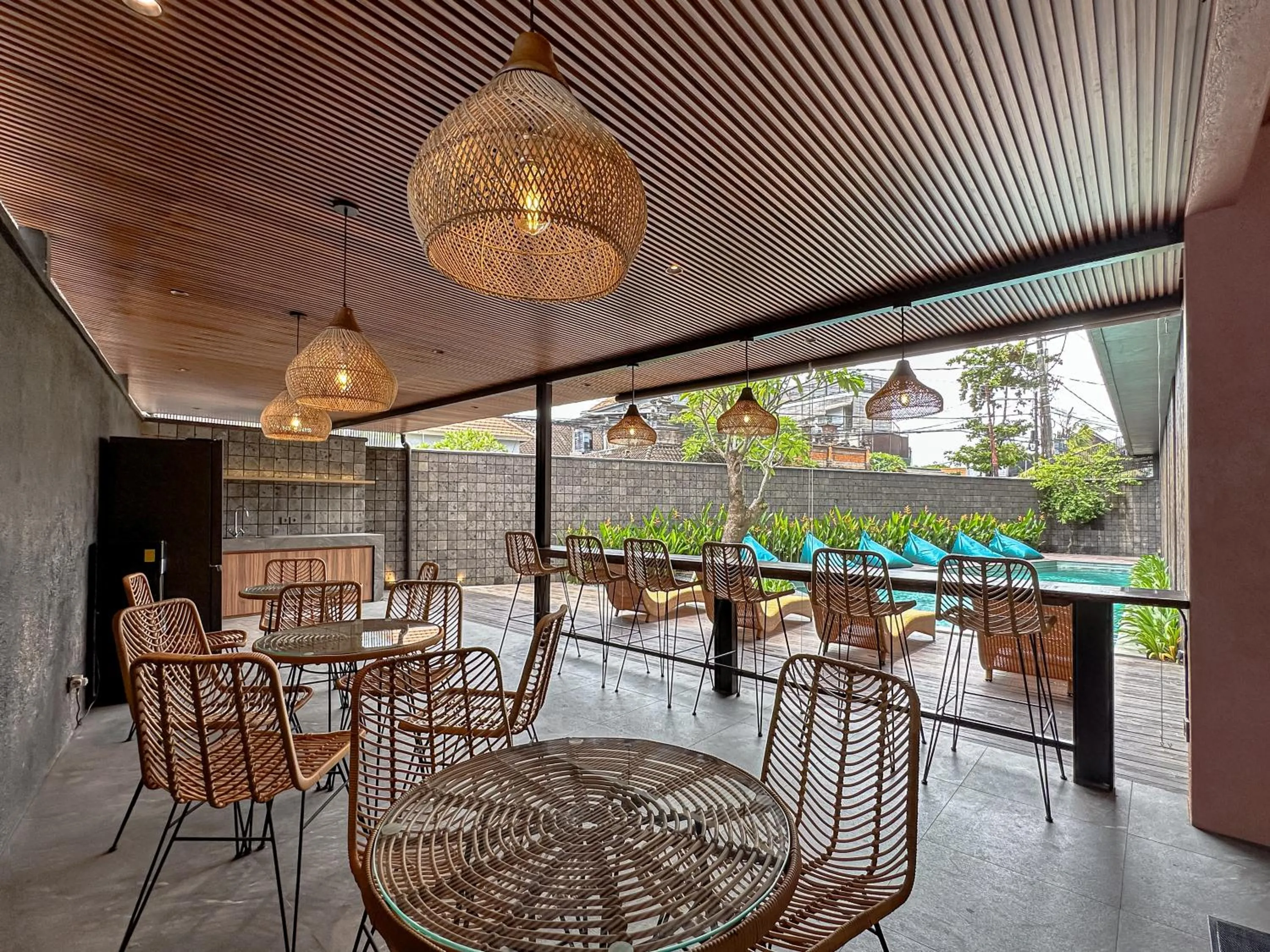 Dining area in Balvanta Coliving