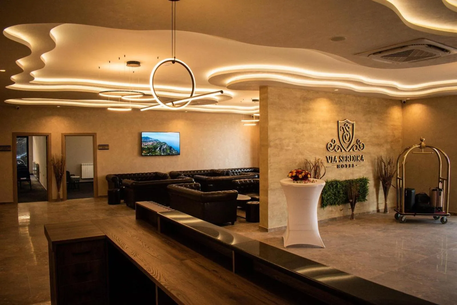 Lobby or reception in Hotel Via Serdika