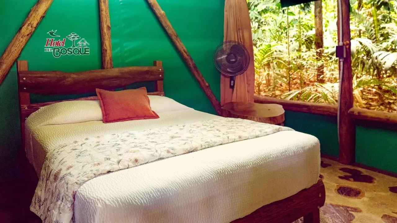 Bedroom, Bed in Hotel del Bosque