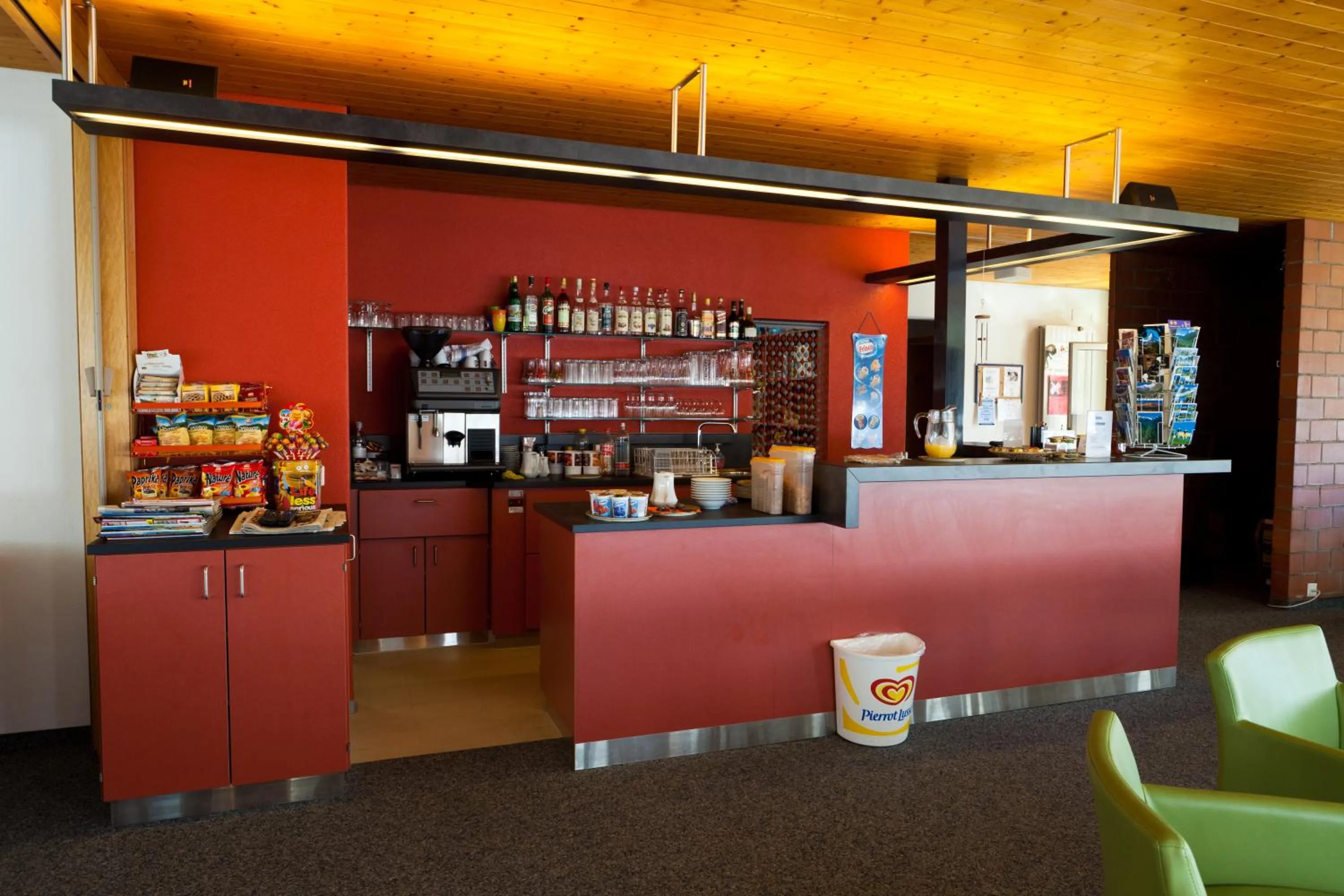 Lobby or reception in Hotel Garni Simplon