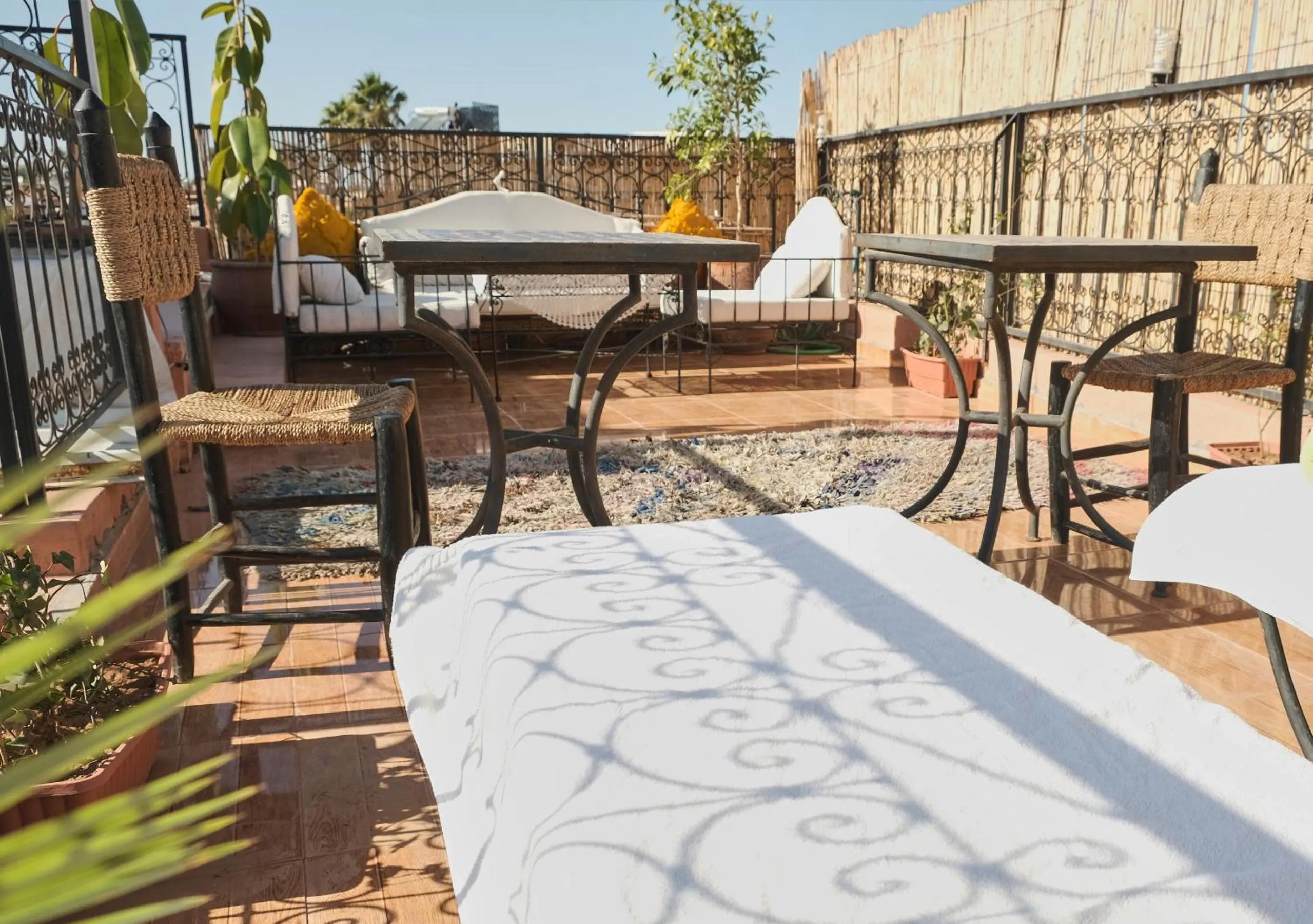 Balcony/Terrace in Riad Dar Benbrahim