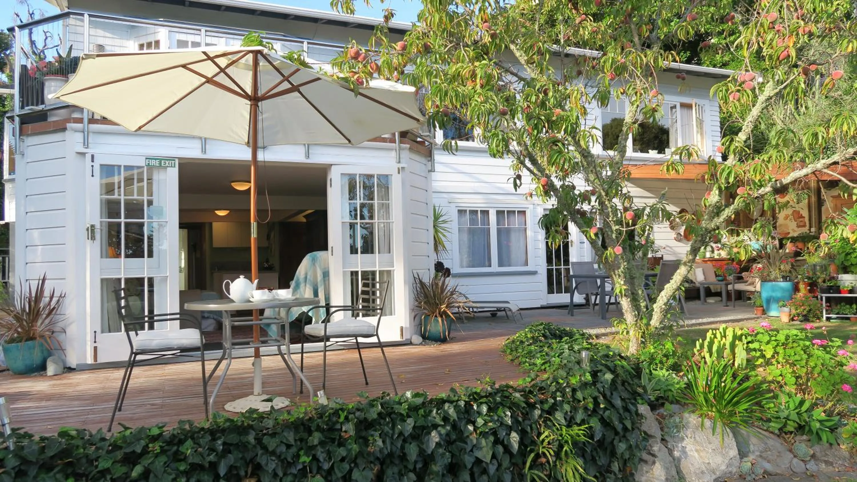 Garden in Ah House City B&B Nelson