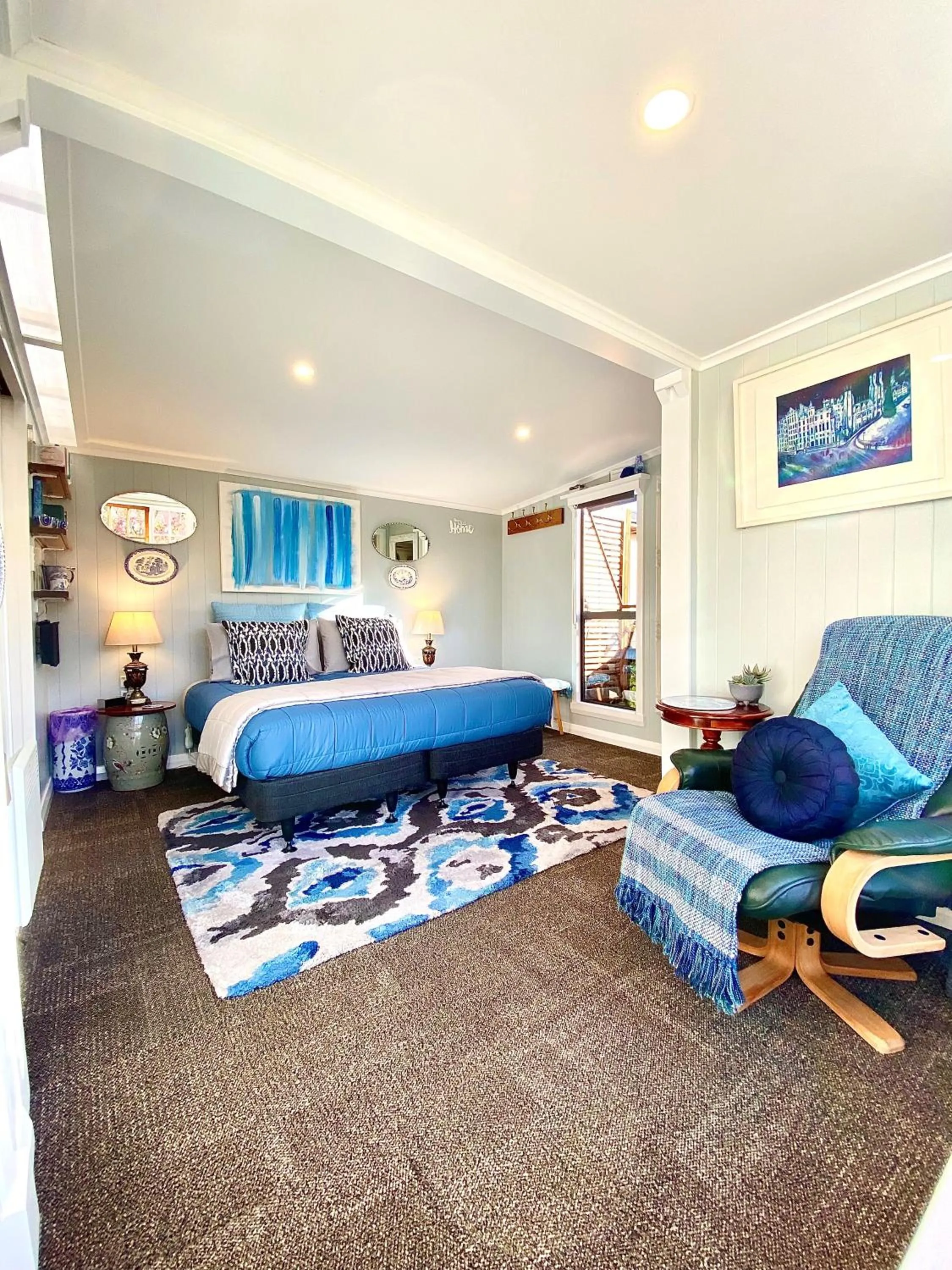 Bathroom, Bed in Ah House City B&B Nelson