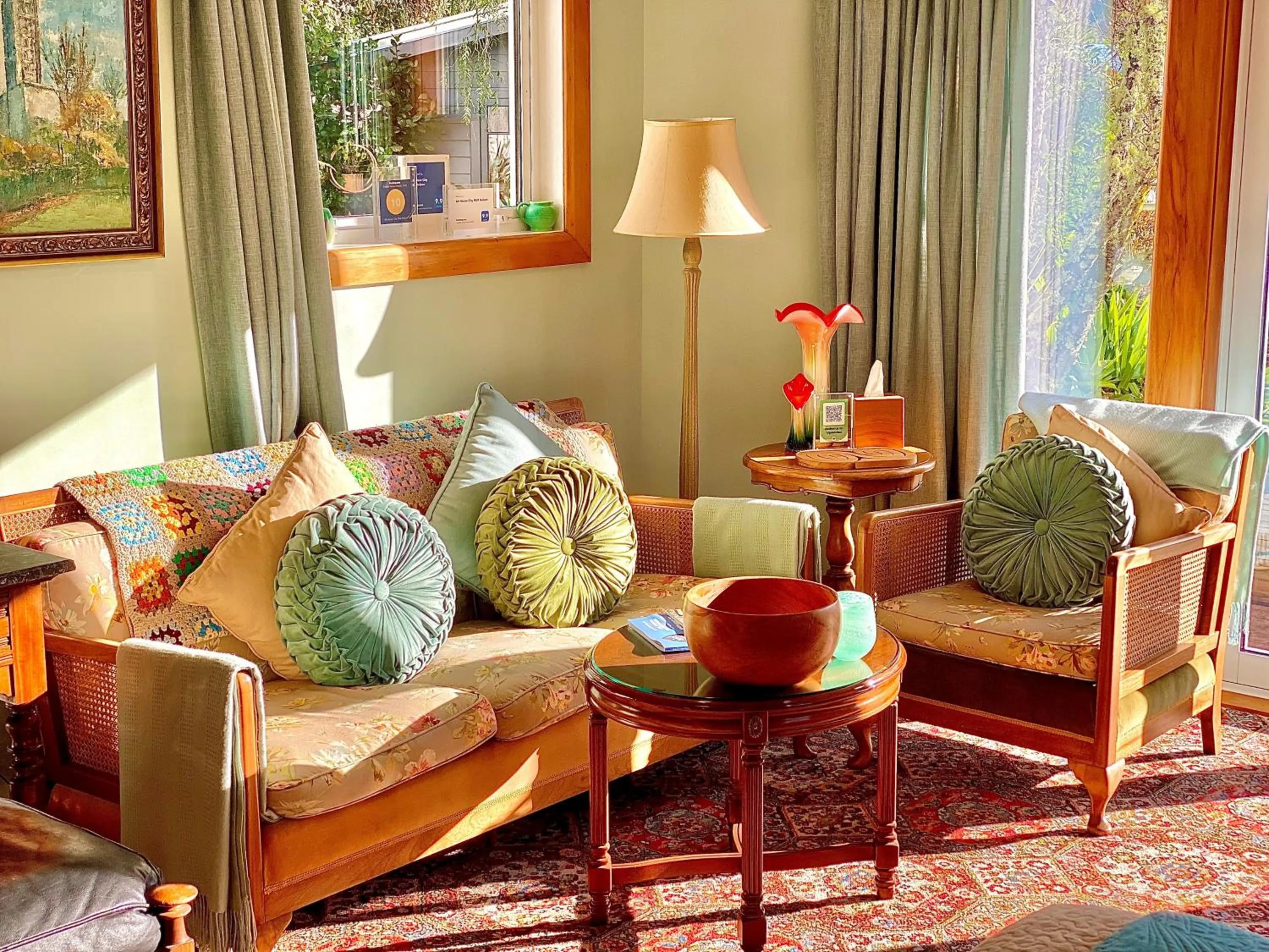 Living room in Ah House City B&B Nelson