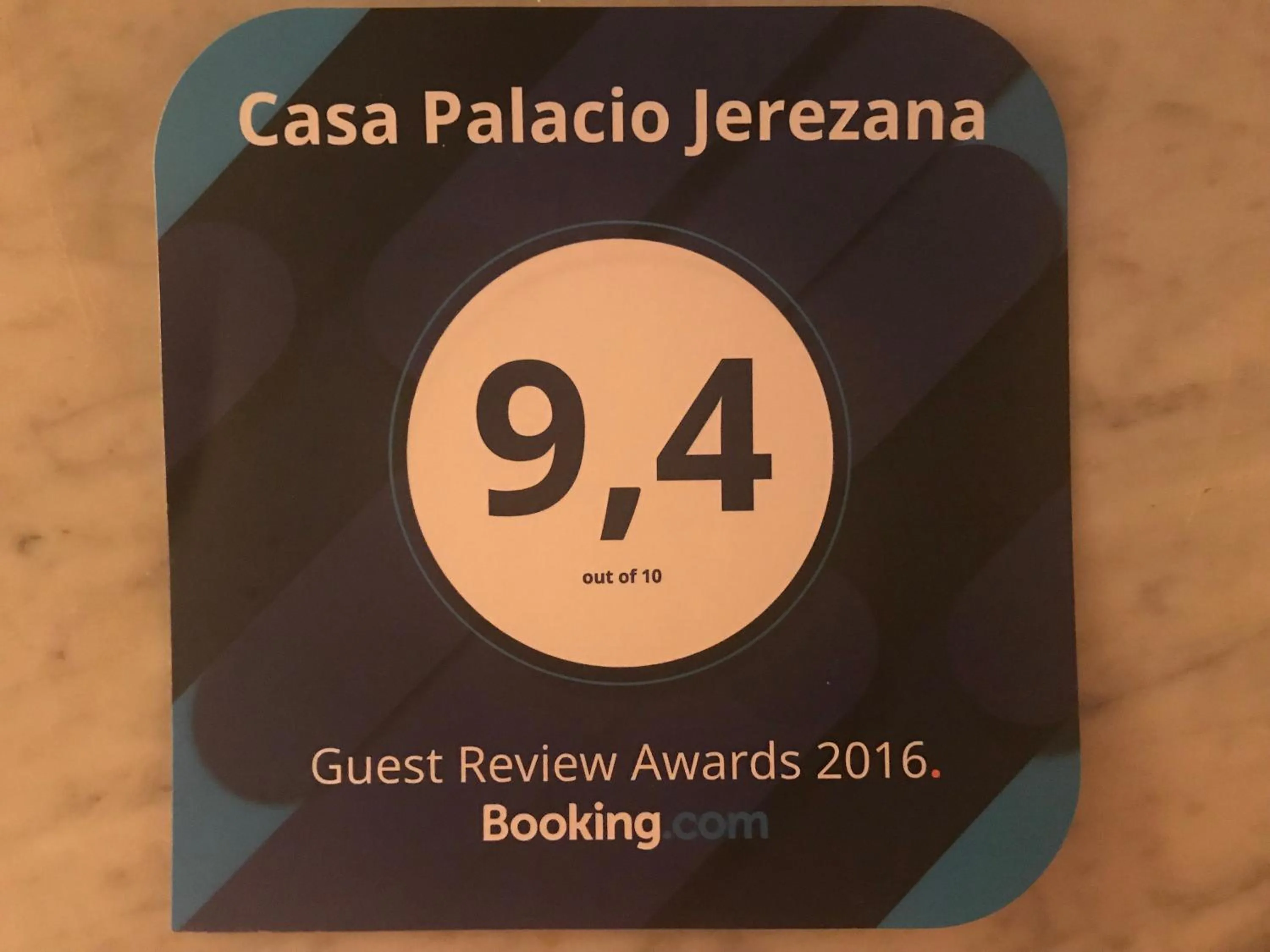 Certificate/Award in Casa Palacio Jerezana