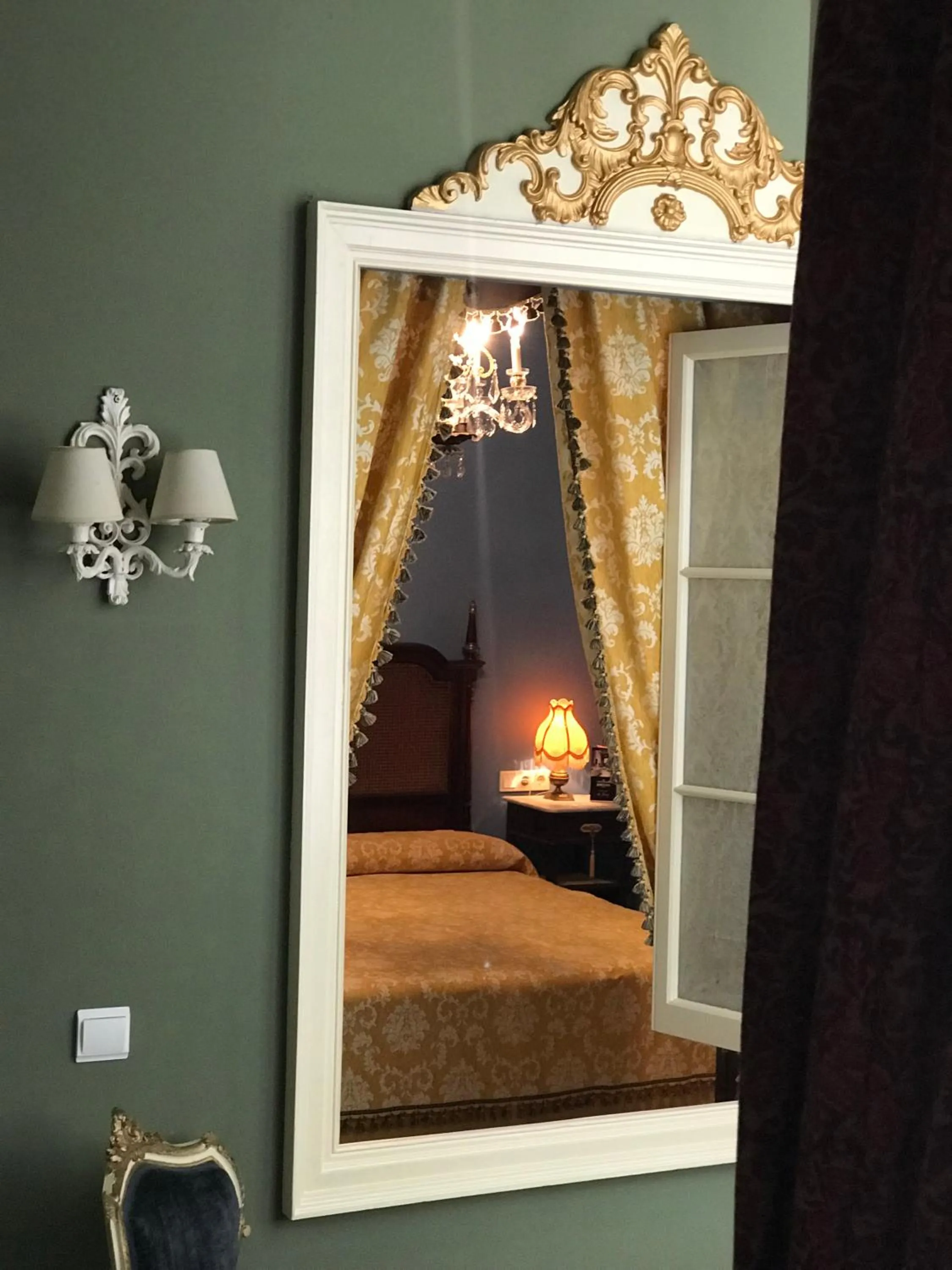 Decorative detail, Bed in Casa Palacio Jerezana