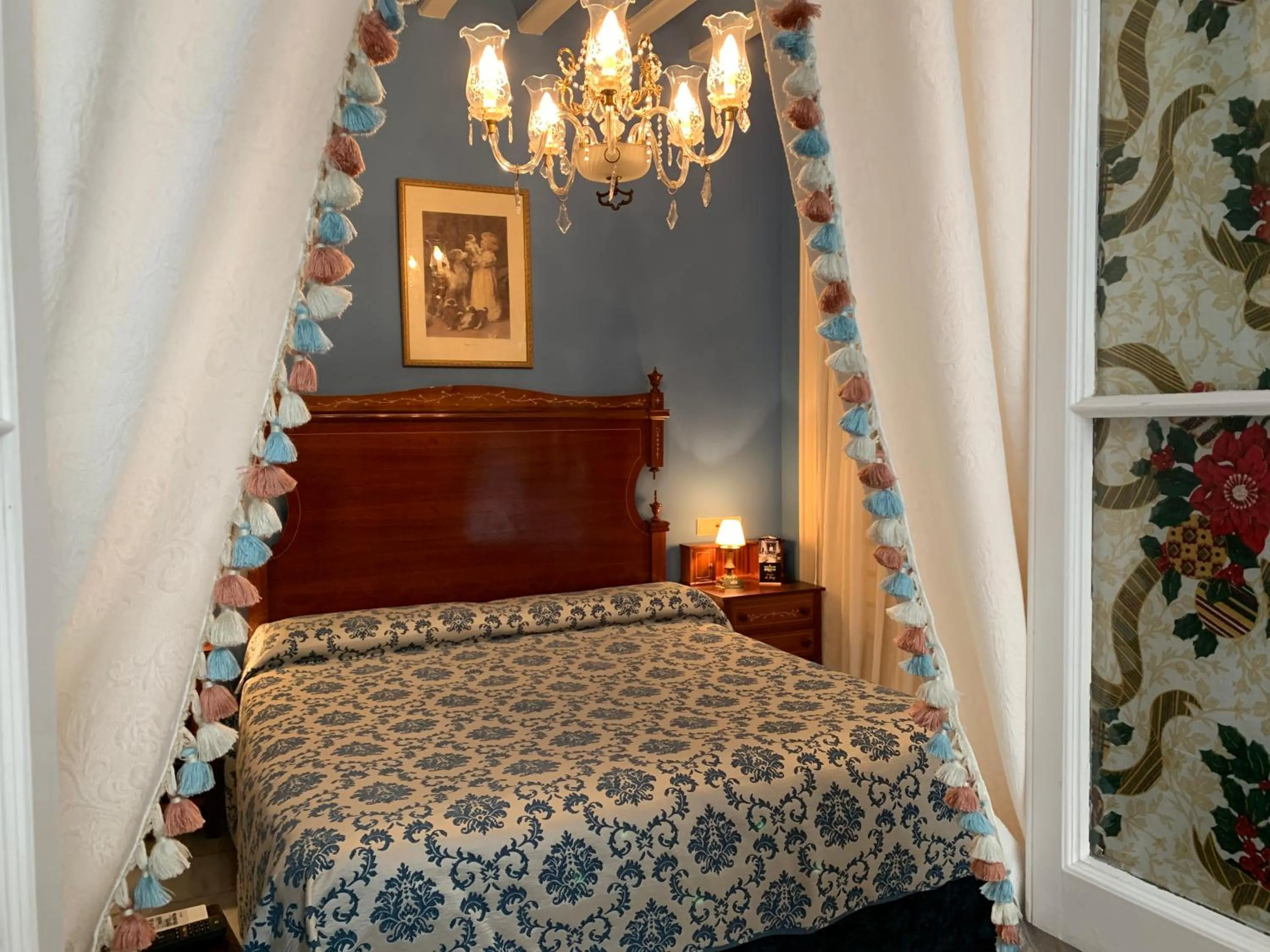 Decorative detail, Bed in Casa Palacio Jerezana