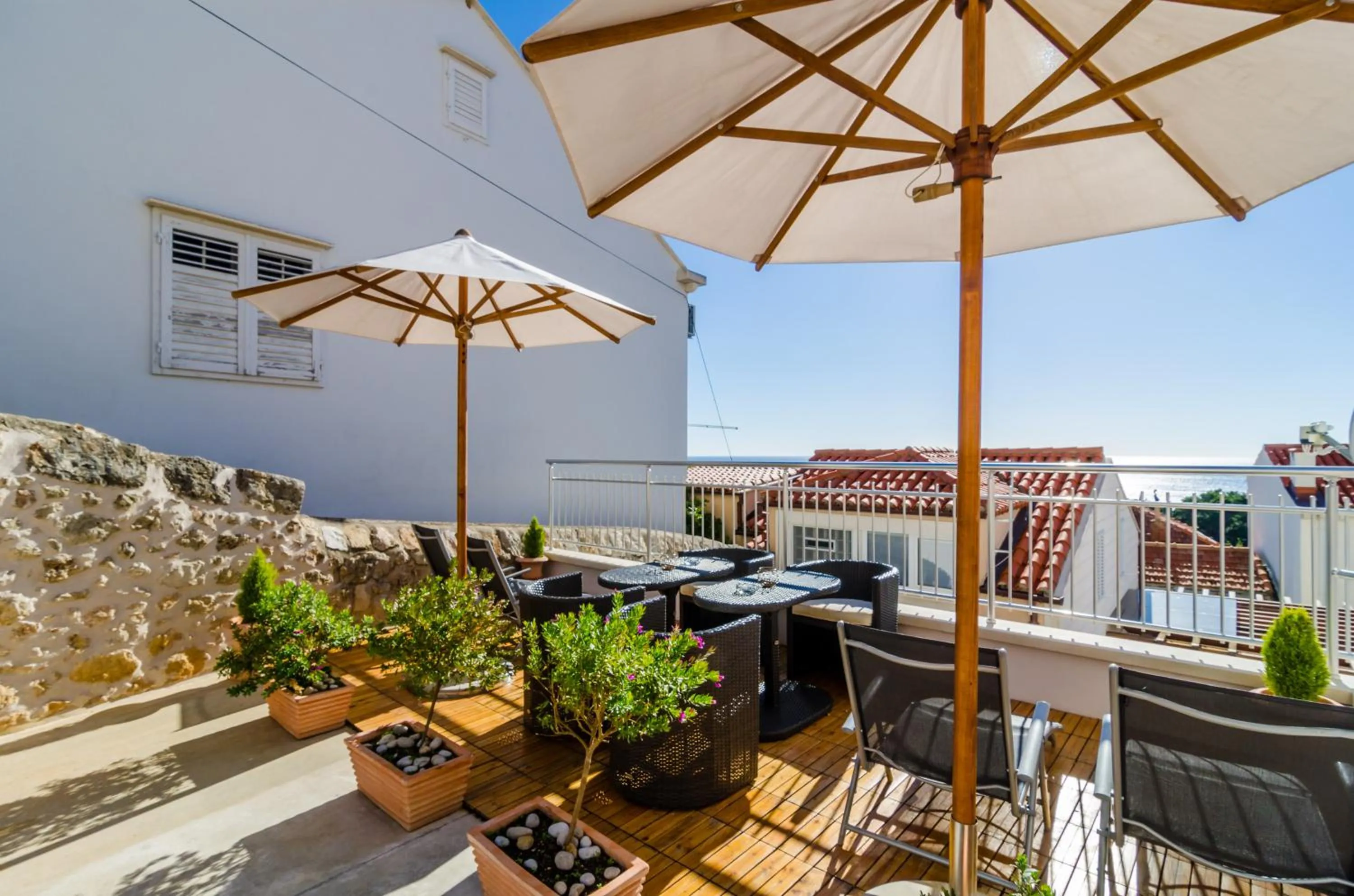 Balcony/Terrace in Apartments Villa Ankora