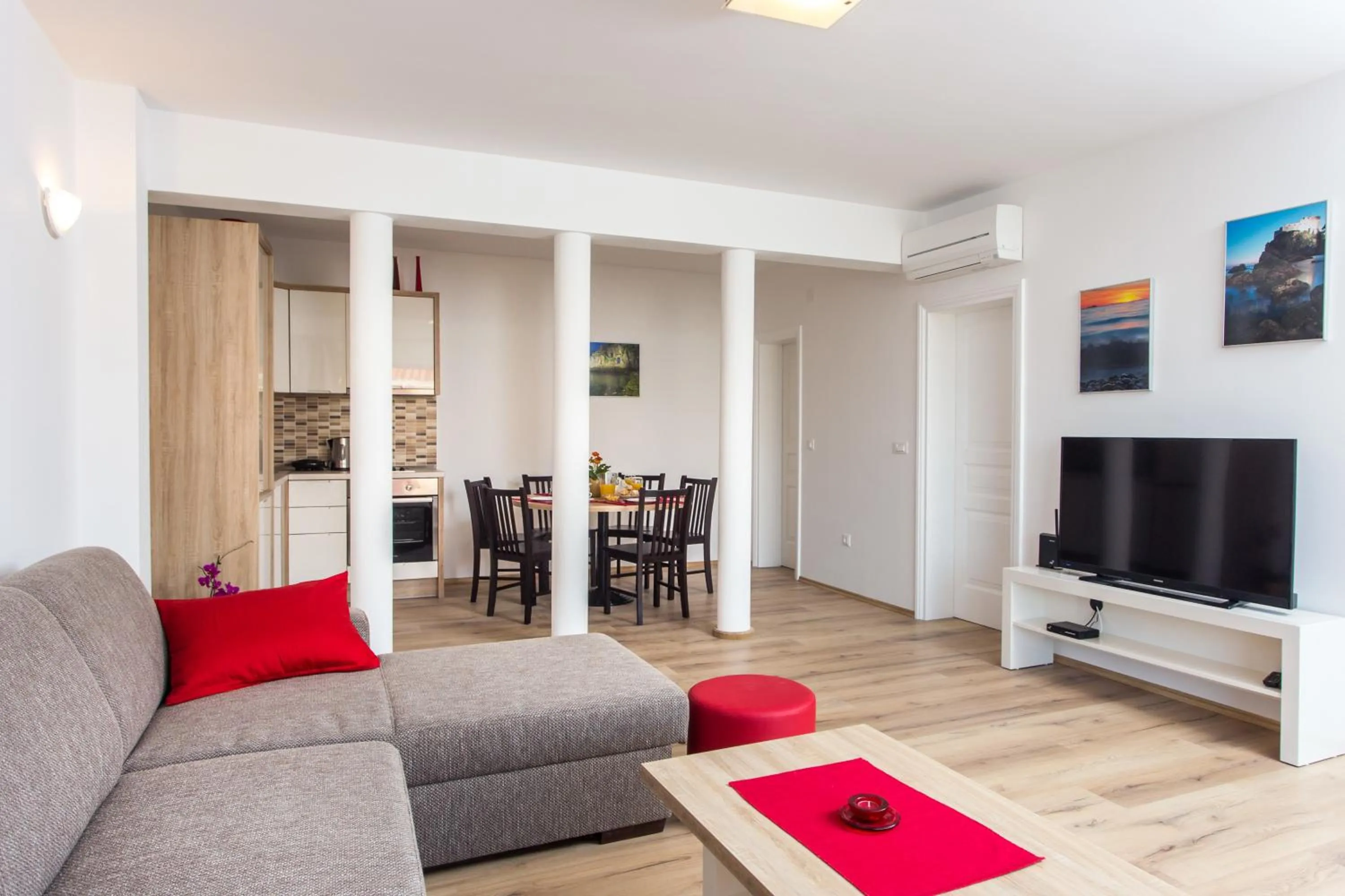 Kitchen or kitchenette in Apartments Villa Ankora