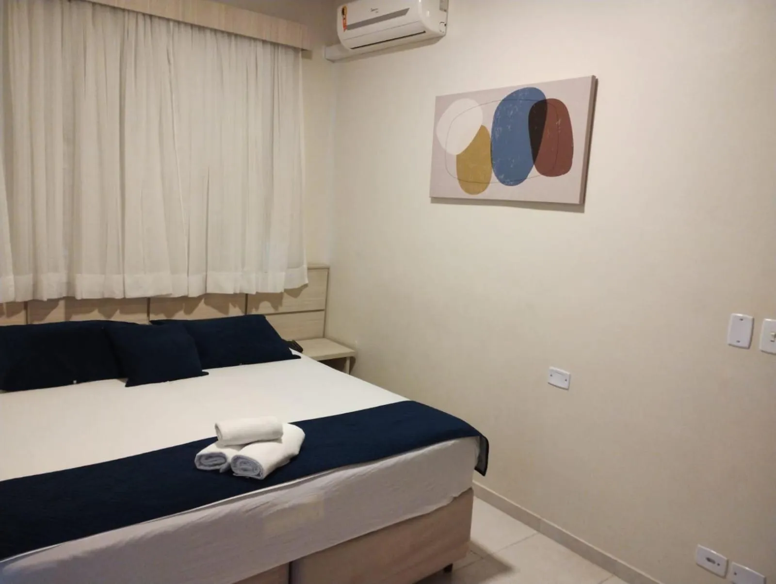 Bed in Italian Palace Hotel Rede Carlton