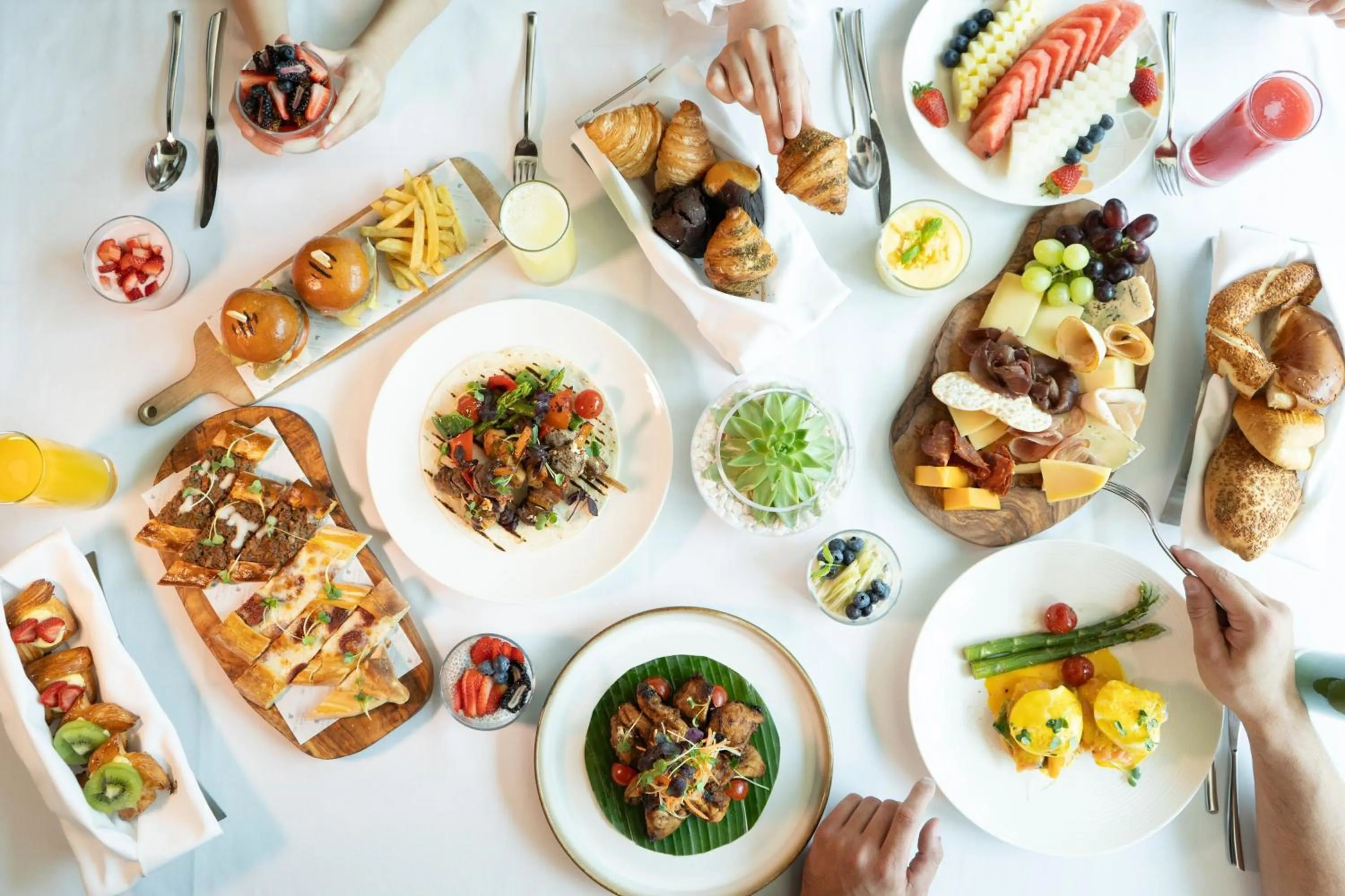 Breakfast in JW Marriott Marquis City Center Doha