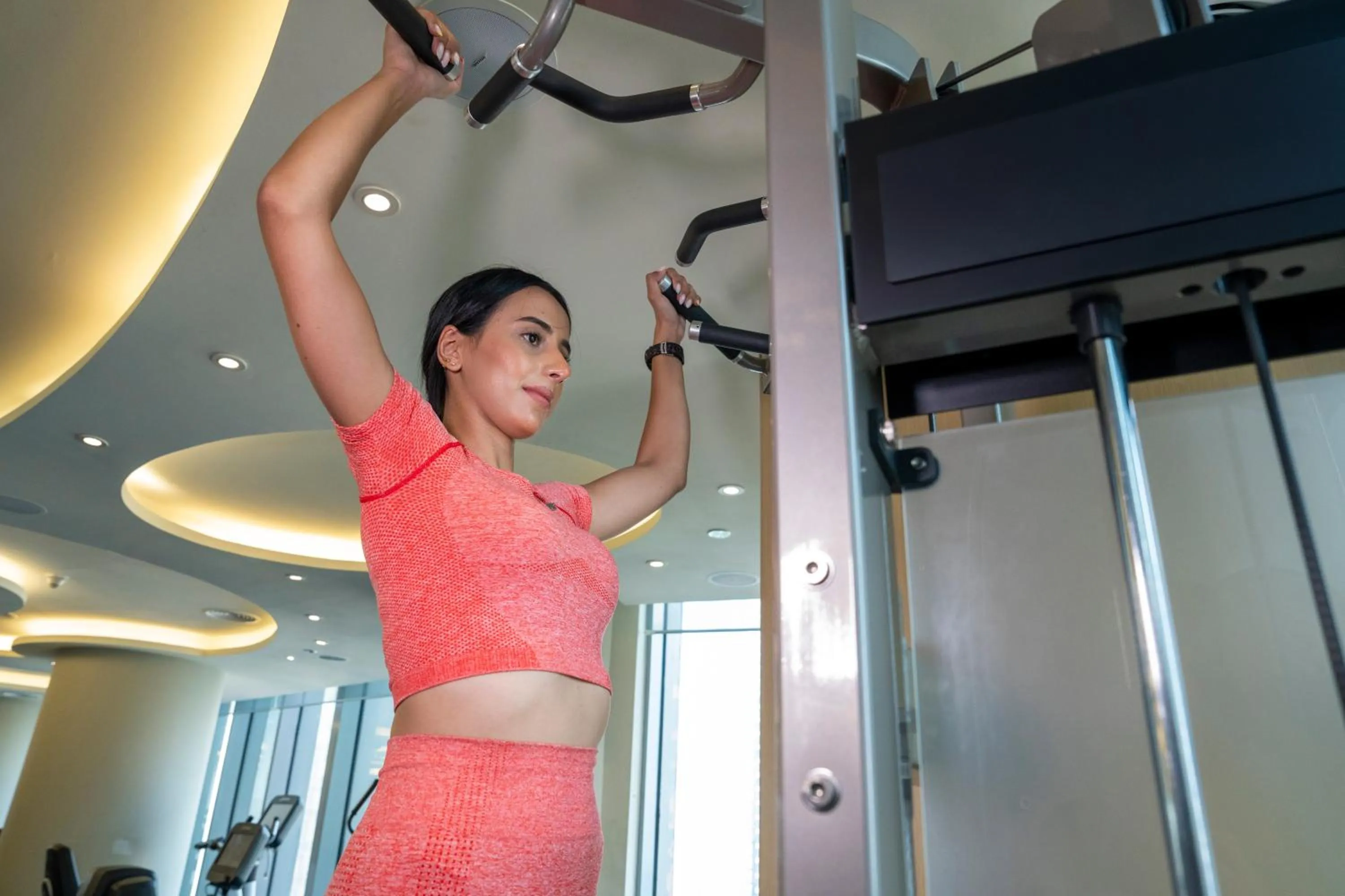 Fitness centre/facilities in JW Marriott Marquis City Center Doha