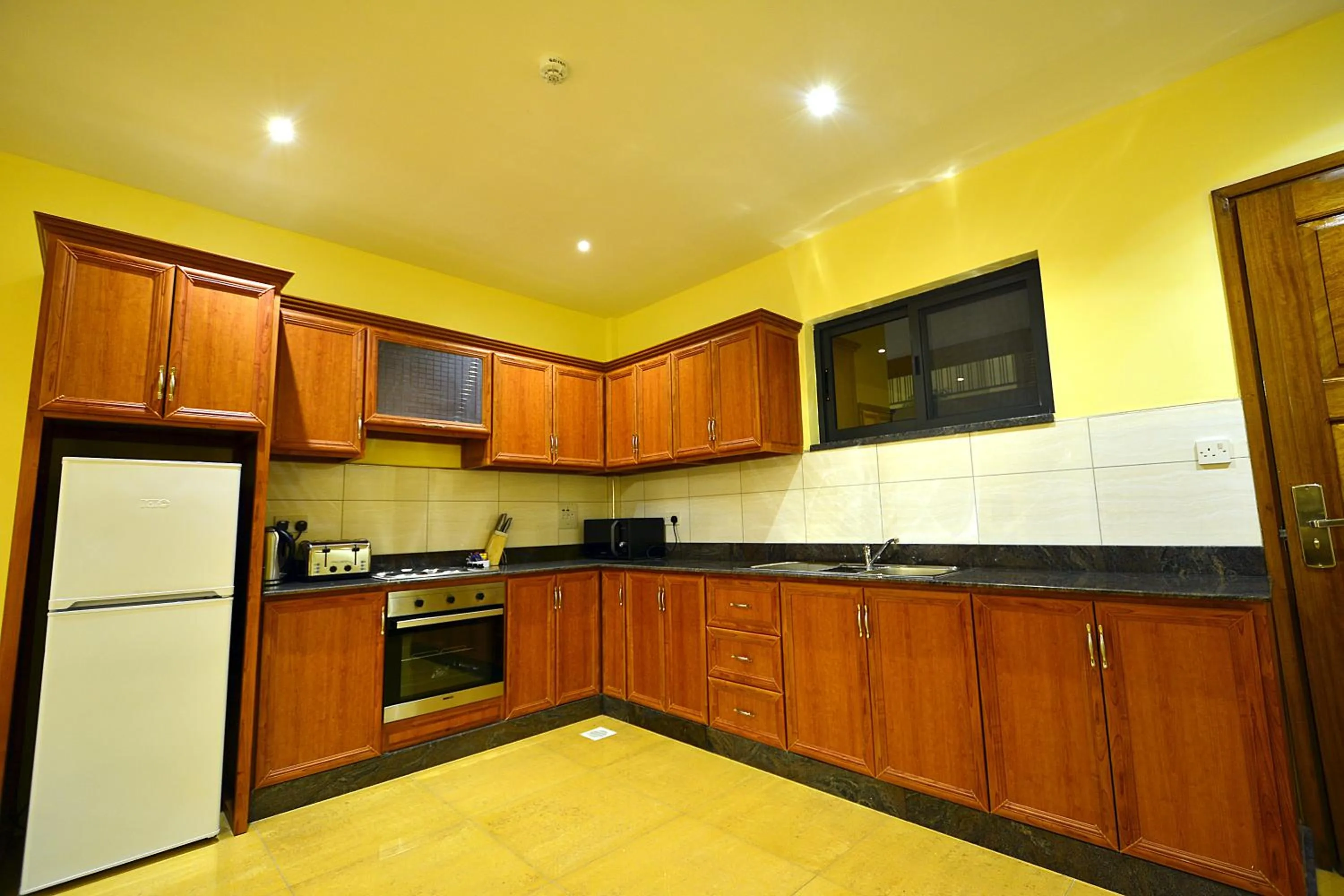 Kitchen or kitchenette in Bukoto Heights Apartments
