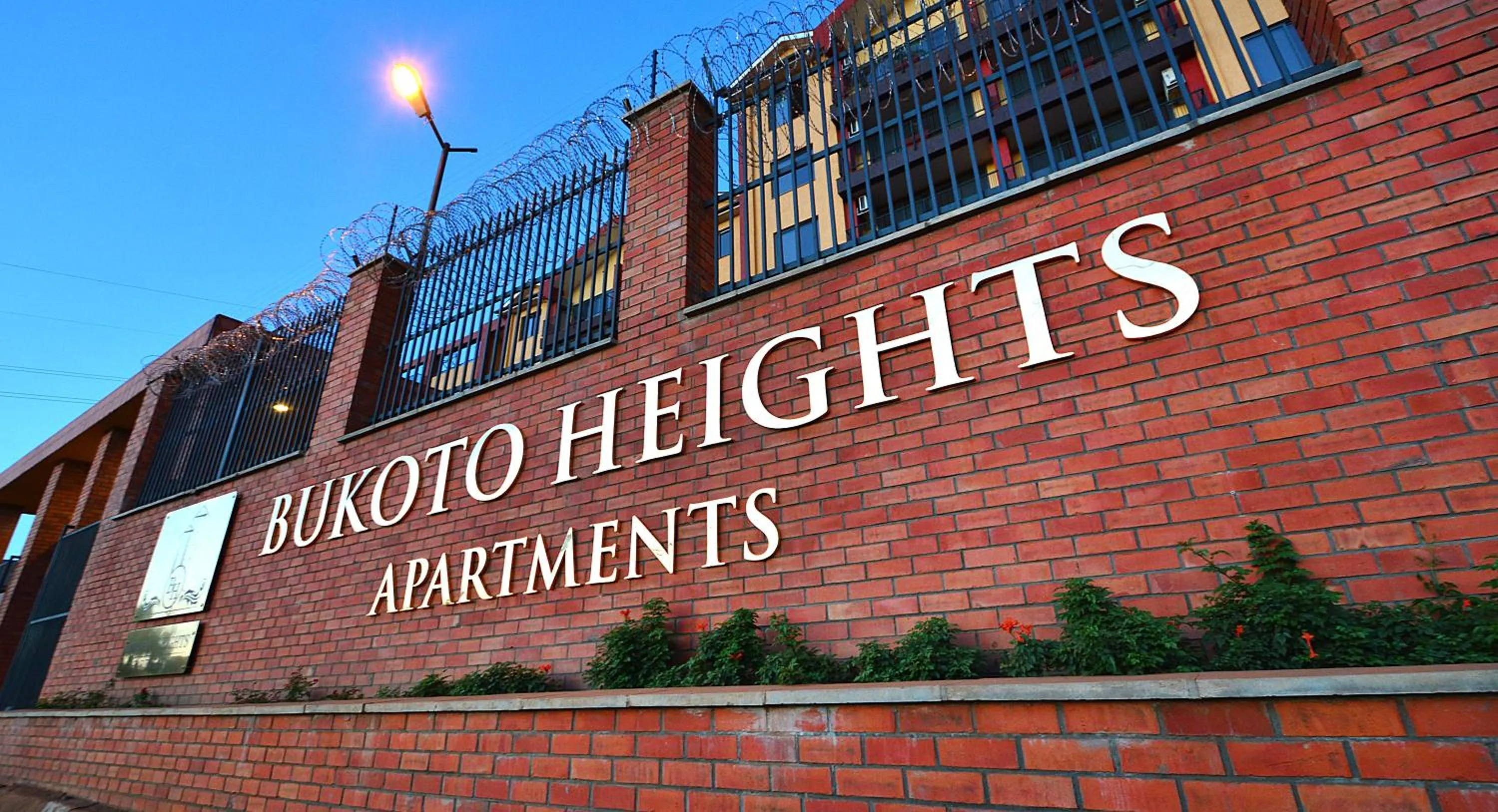Facade/entrance in Bukoto Heights Apartments