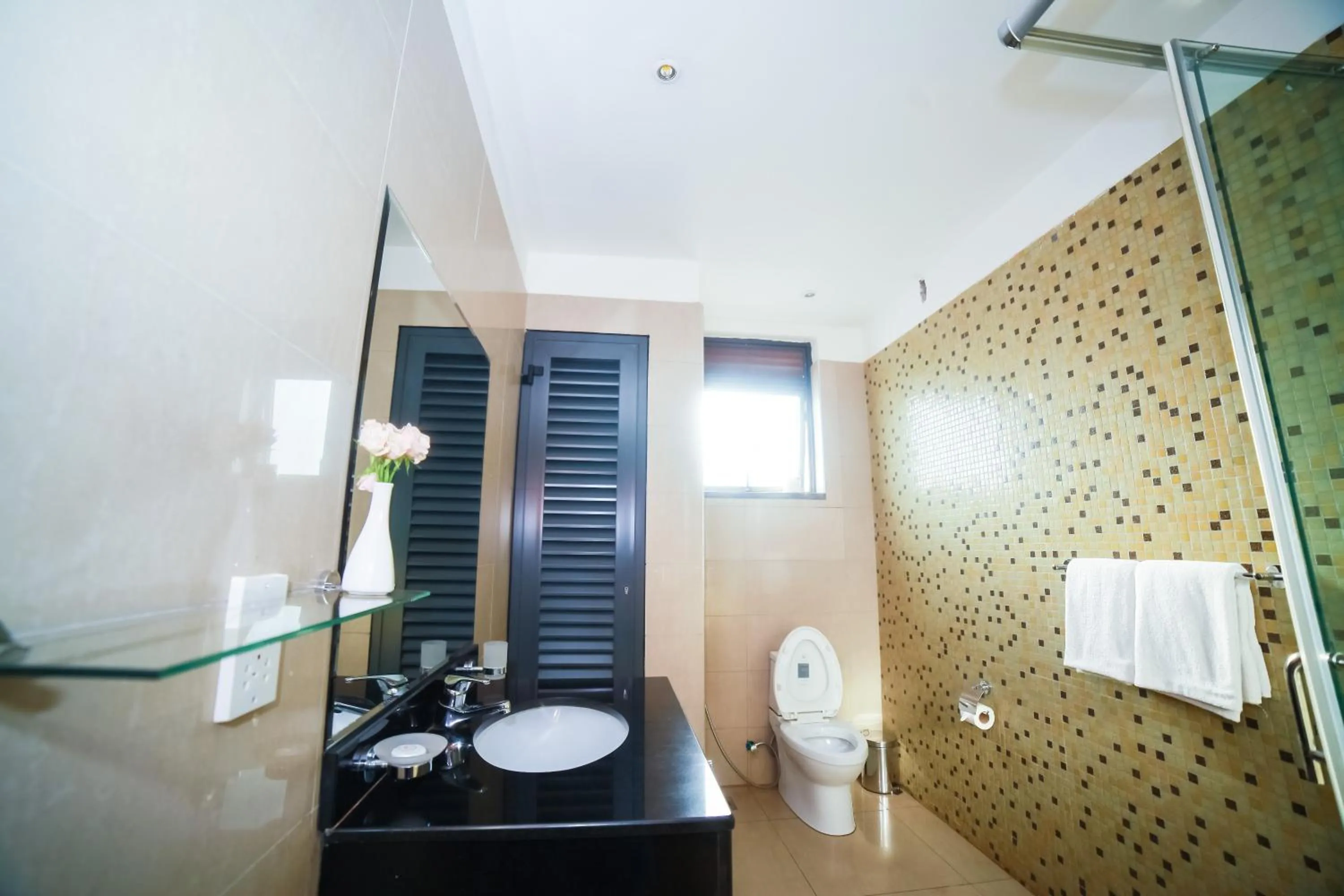 Bathroom in Bukoto Heights Apartments