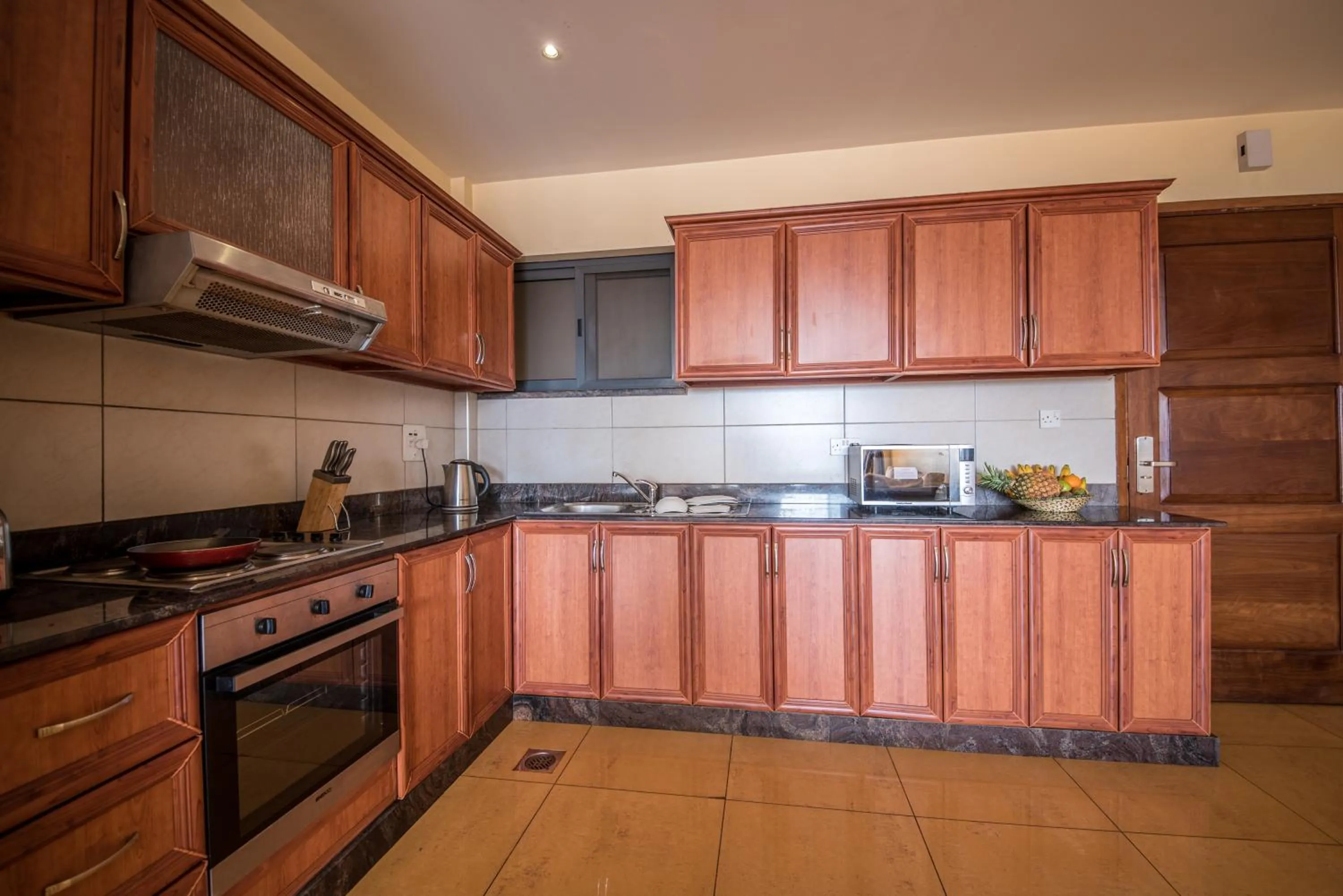 Kitchen or kitchenette in Bukoto Heights Apartments
