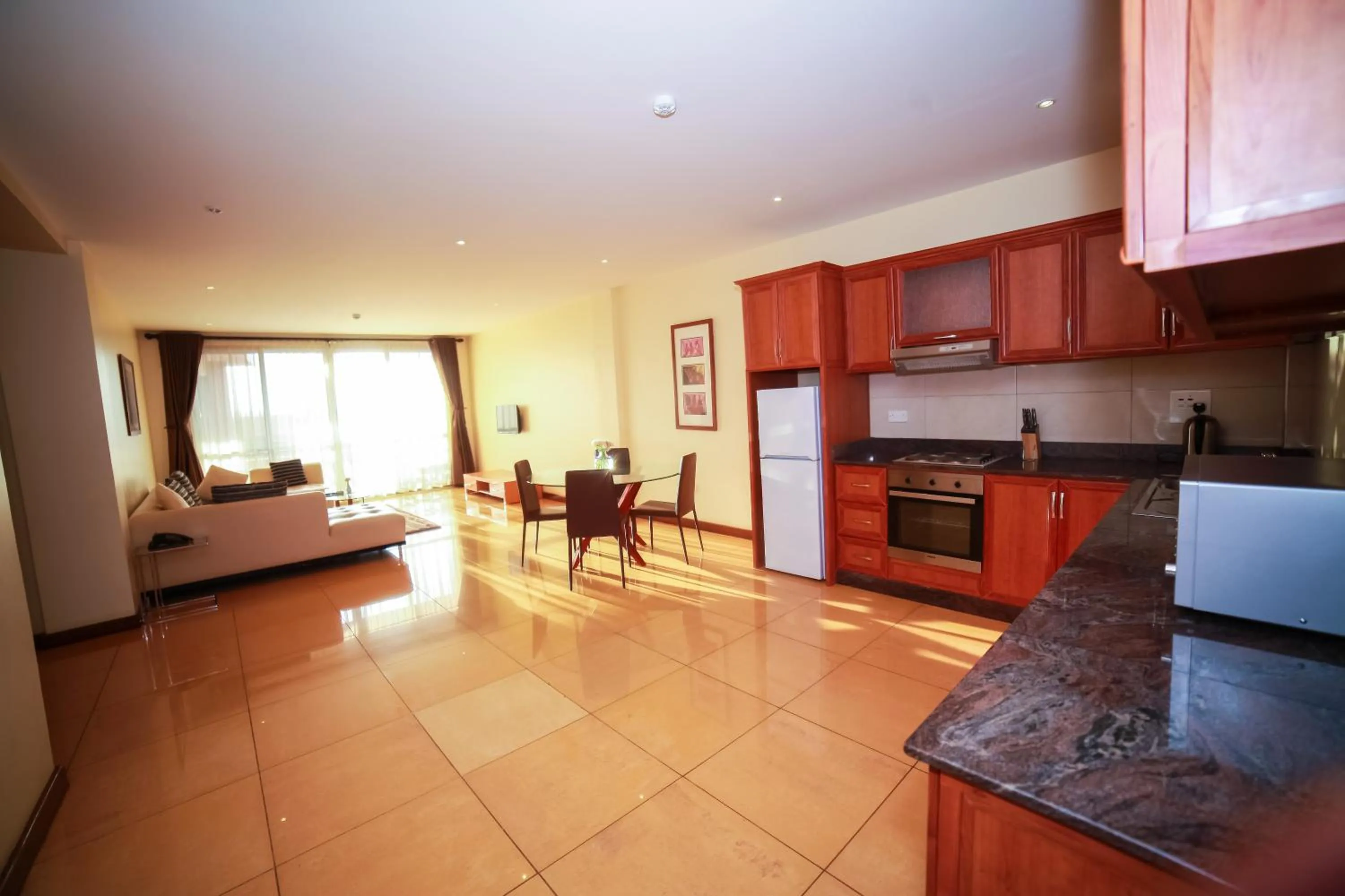 Kitchen or kitchenette in Bukoto Heights Apartments