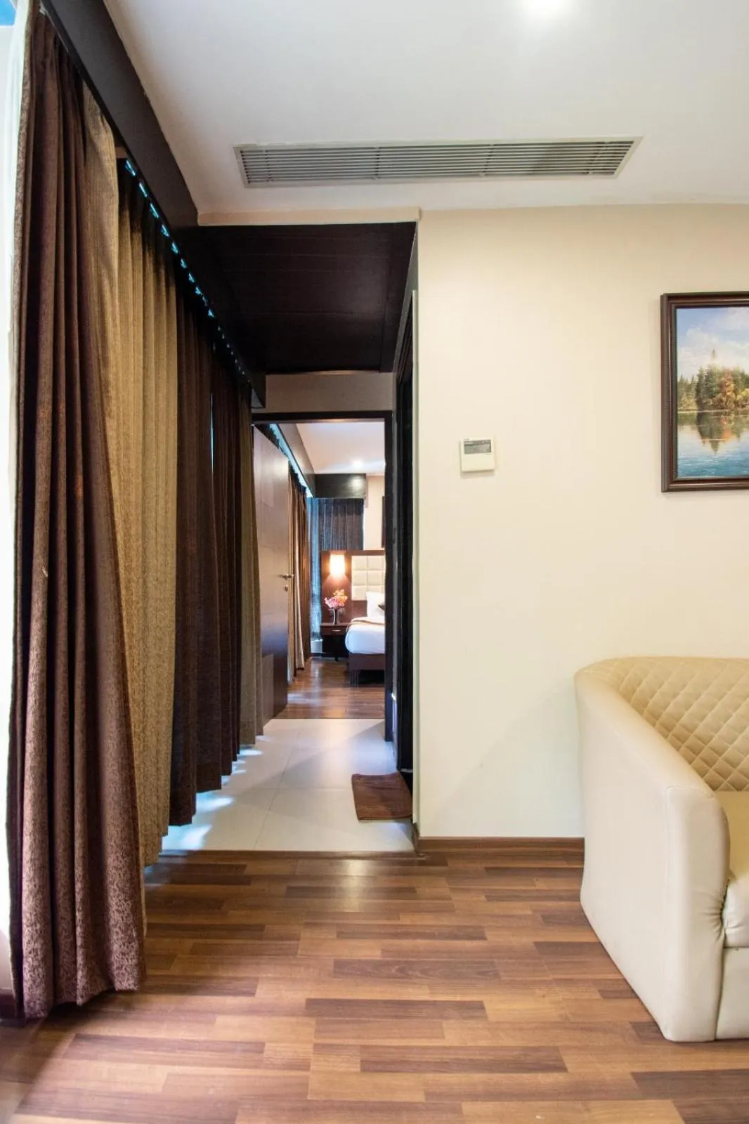 Living room, Bed in Akshaya Aura