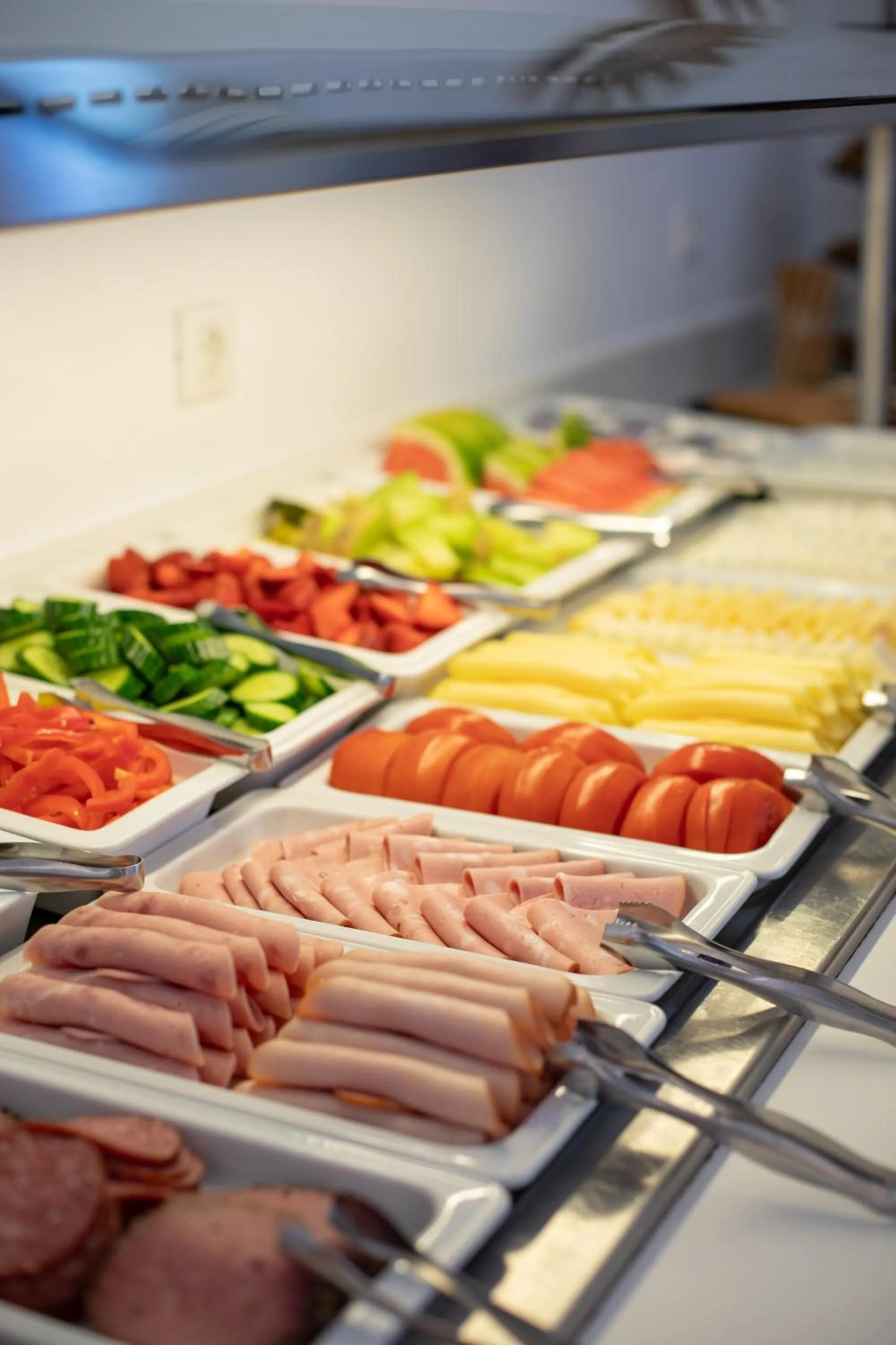 Buffet breakfast in The George Hotel Mykonos