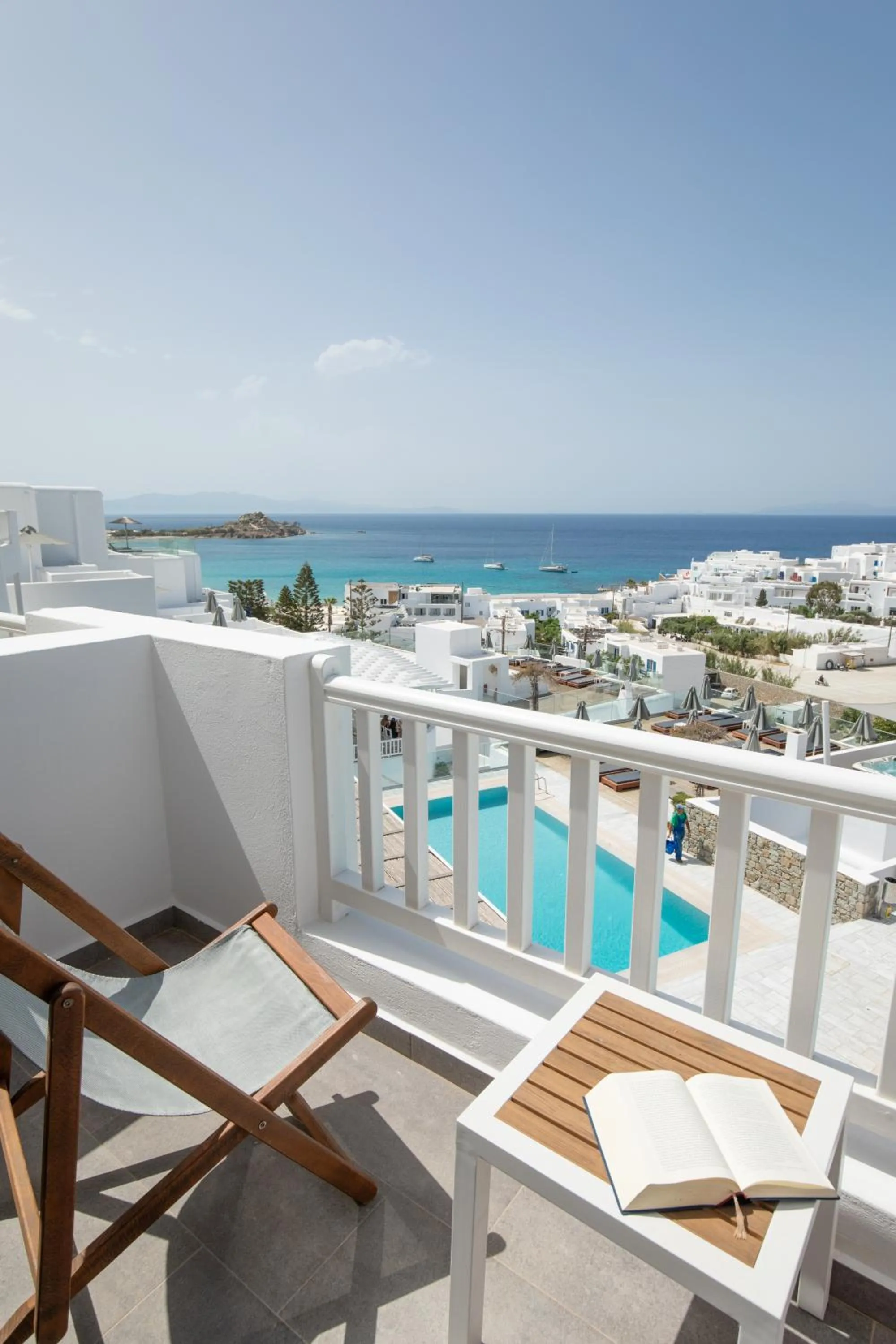 Balcony/Terrace in The George Hotel Mykonos