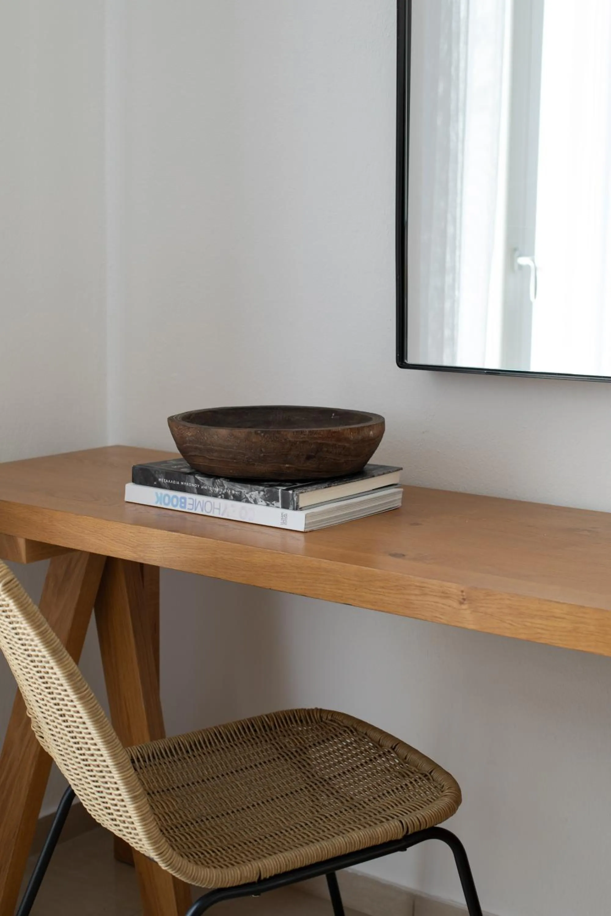 hair dresser in The George Hotel Mykonos