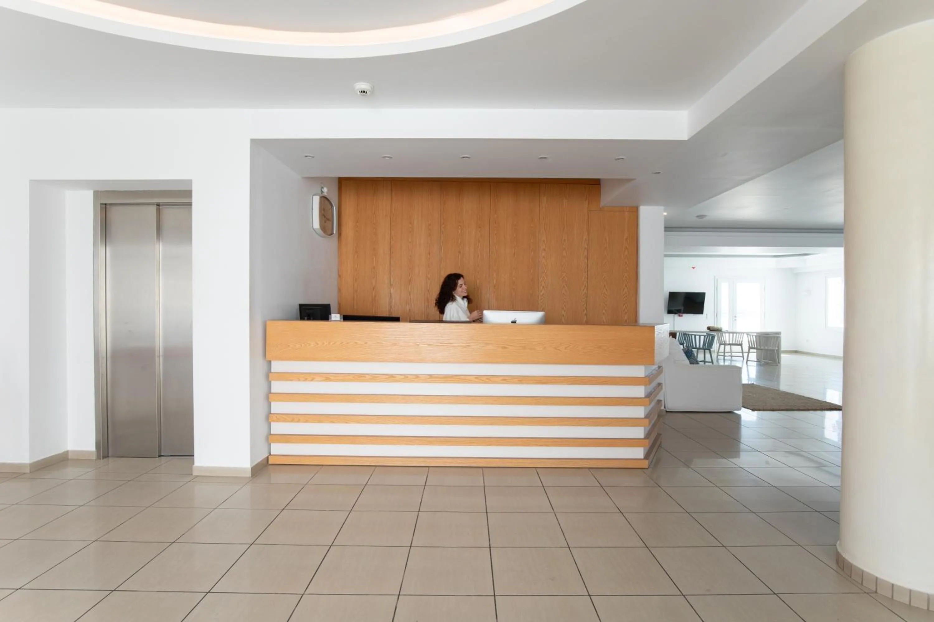 Lobby or reception in The George Hotel Mykonos