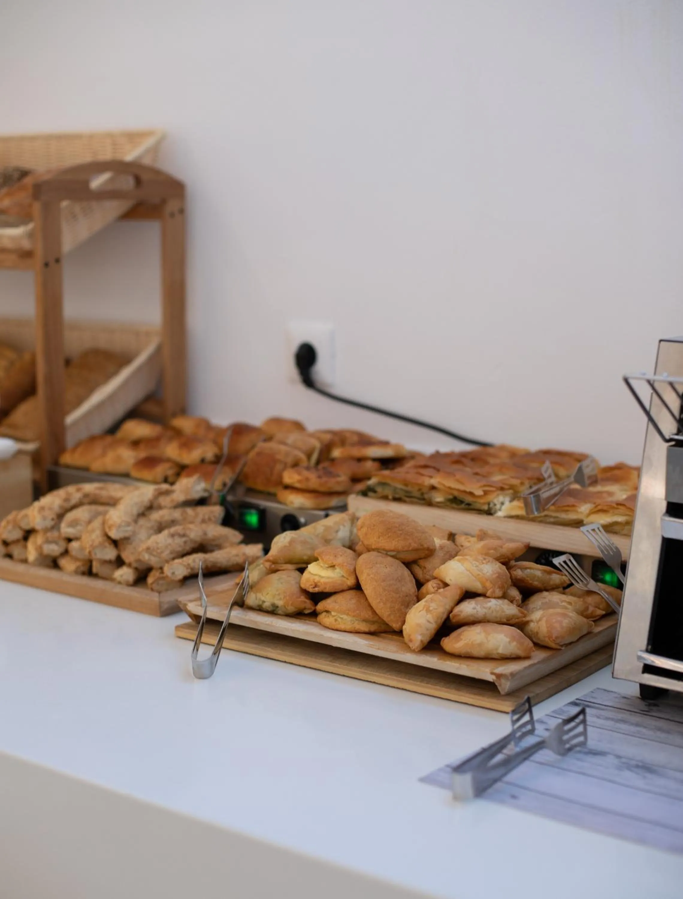 Buffet breakfast in The George Hotel Mykonos