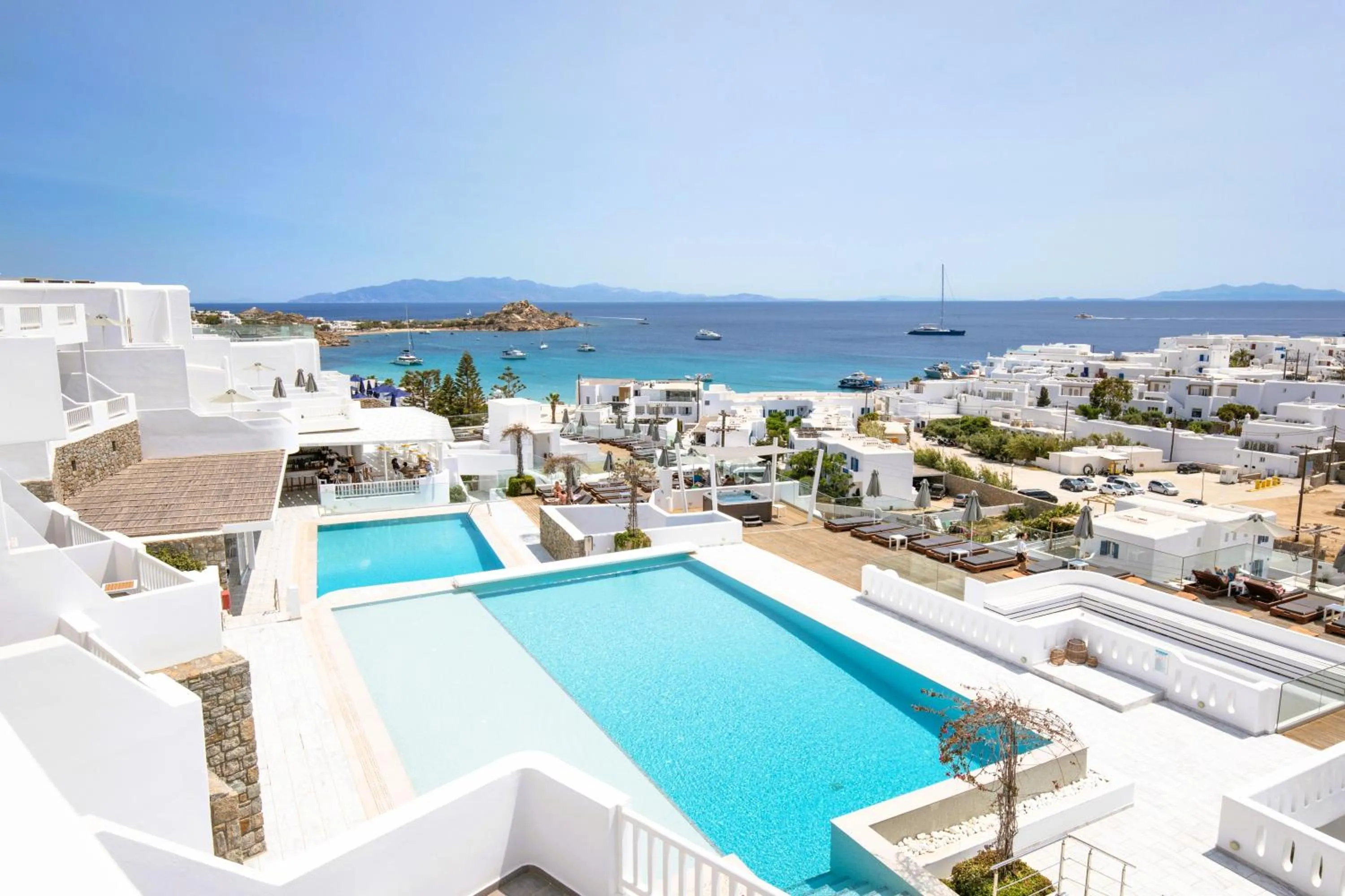 Property building in The George Hotel Mykonos