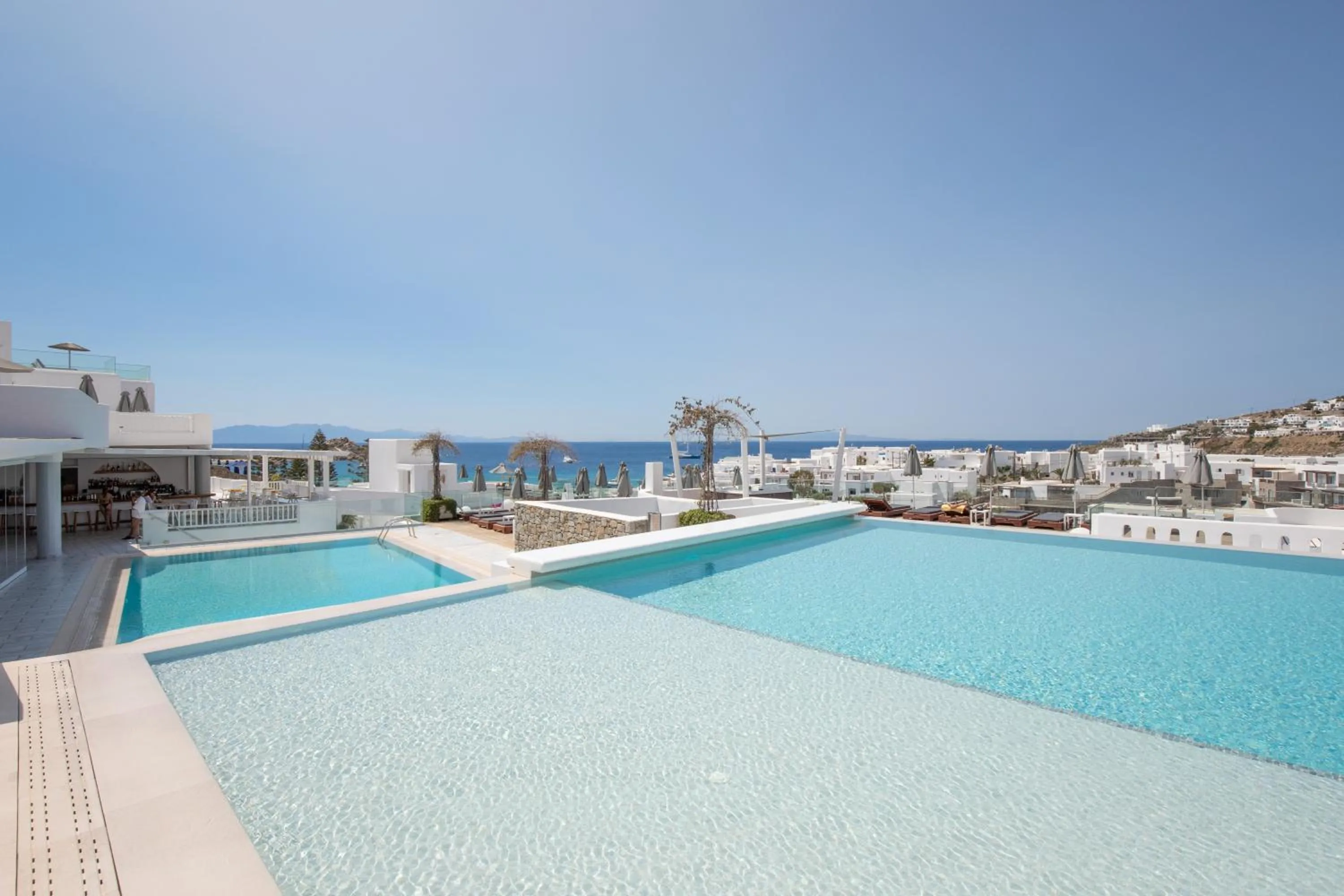 Swimming pool in The George Hotel Mykonos