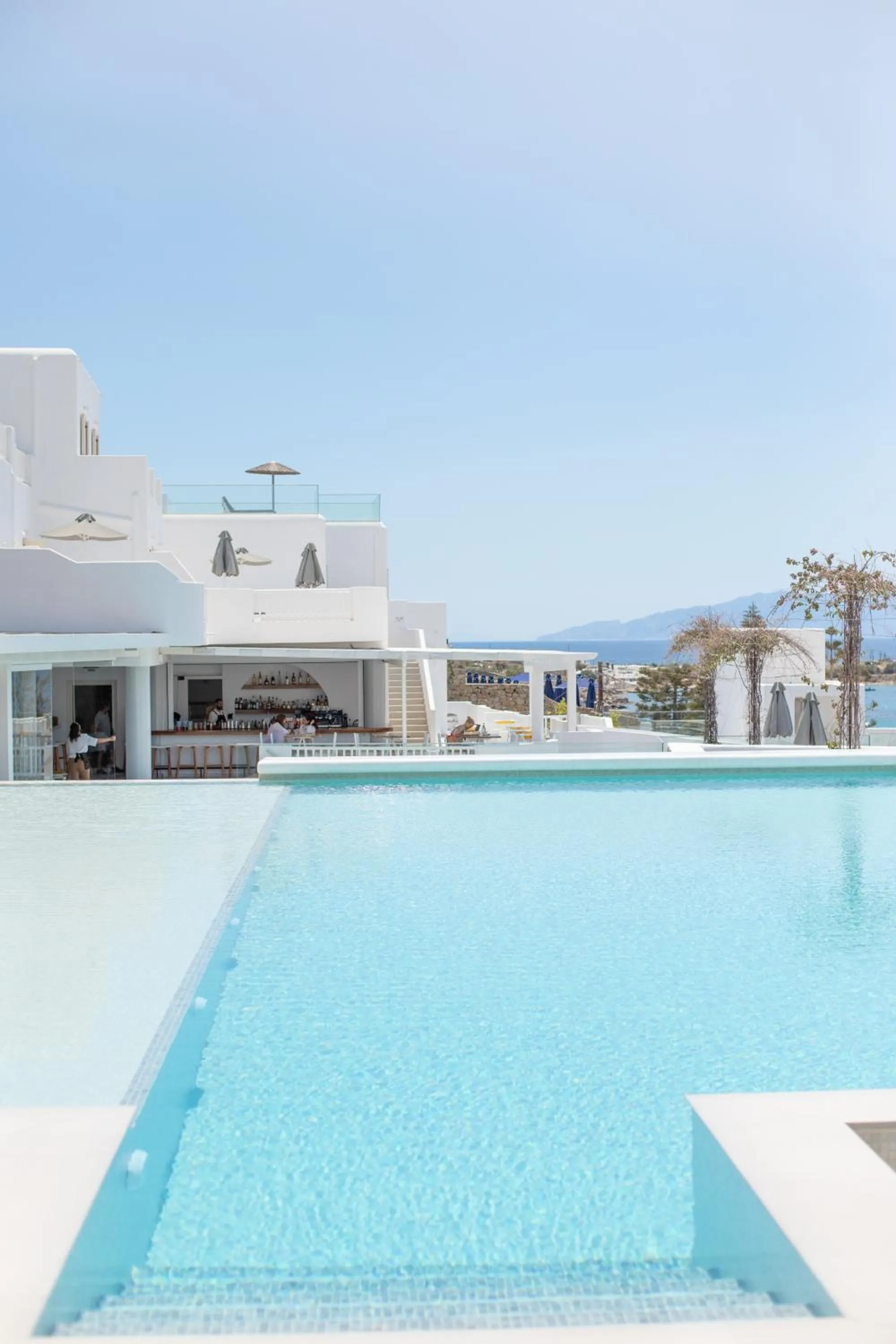 Swimming pool in The George Hotel Mykonos