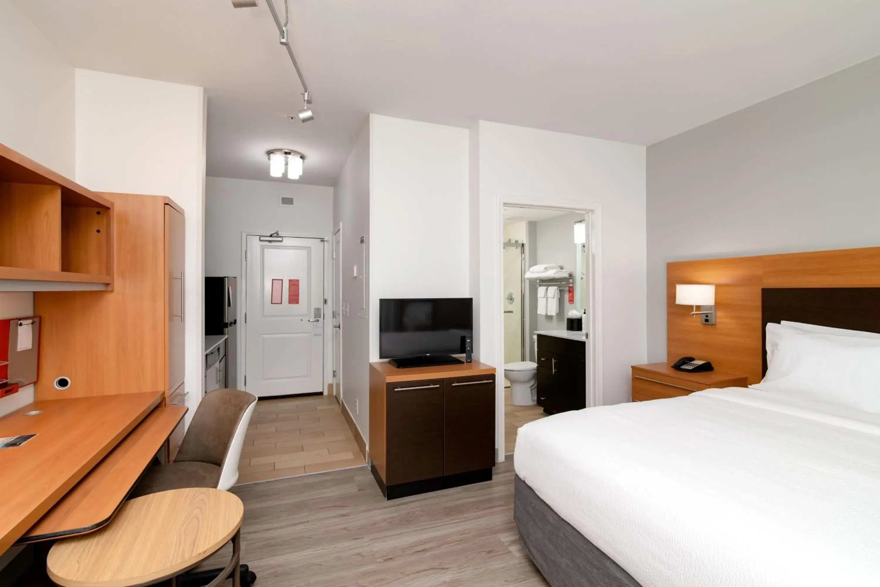 King Studio with Sofa Bed and Adapted Tub - Mobility Accessible in TownePlace Suites by Marriott Dallas McKinney King Studio with Sofa Bed and Adapted Tub - Mobility Accessible in TownePlace Suites by Marriott Dallas McKinney