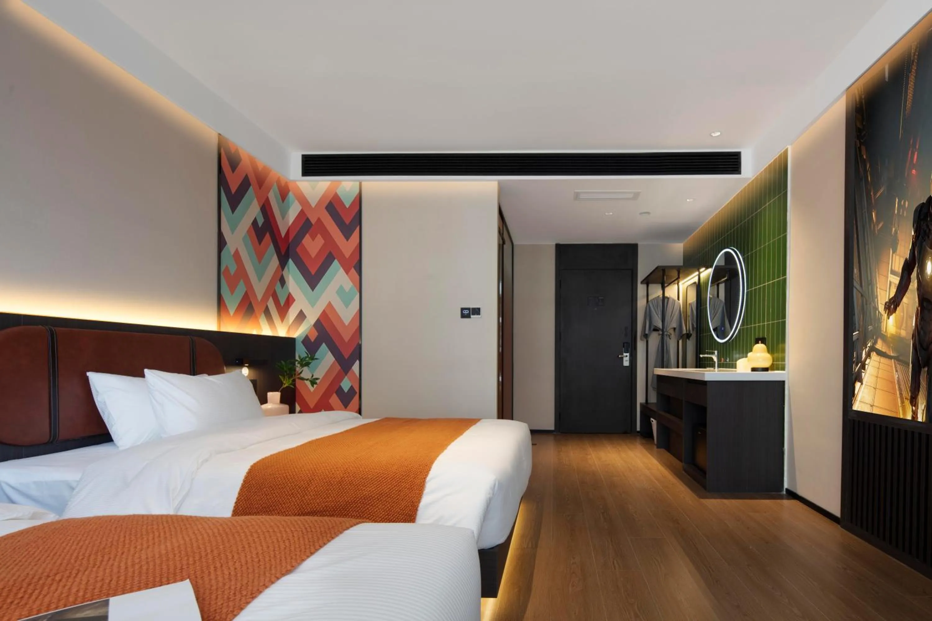 TV and multimedia, Bed in Merica Hotel-ChongQing jiefangbei