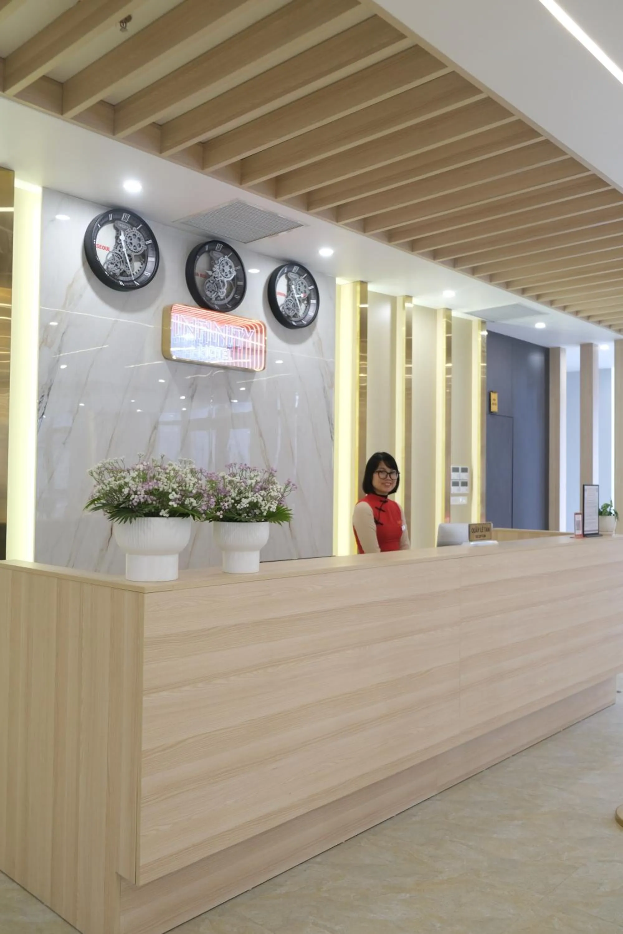 Lobby or reception in Infinity Hotel