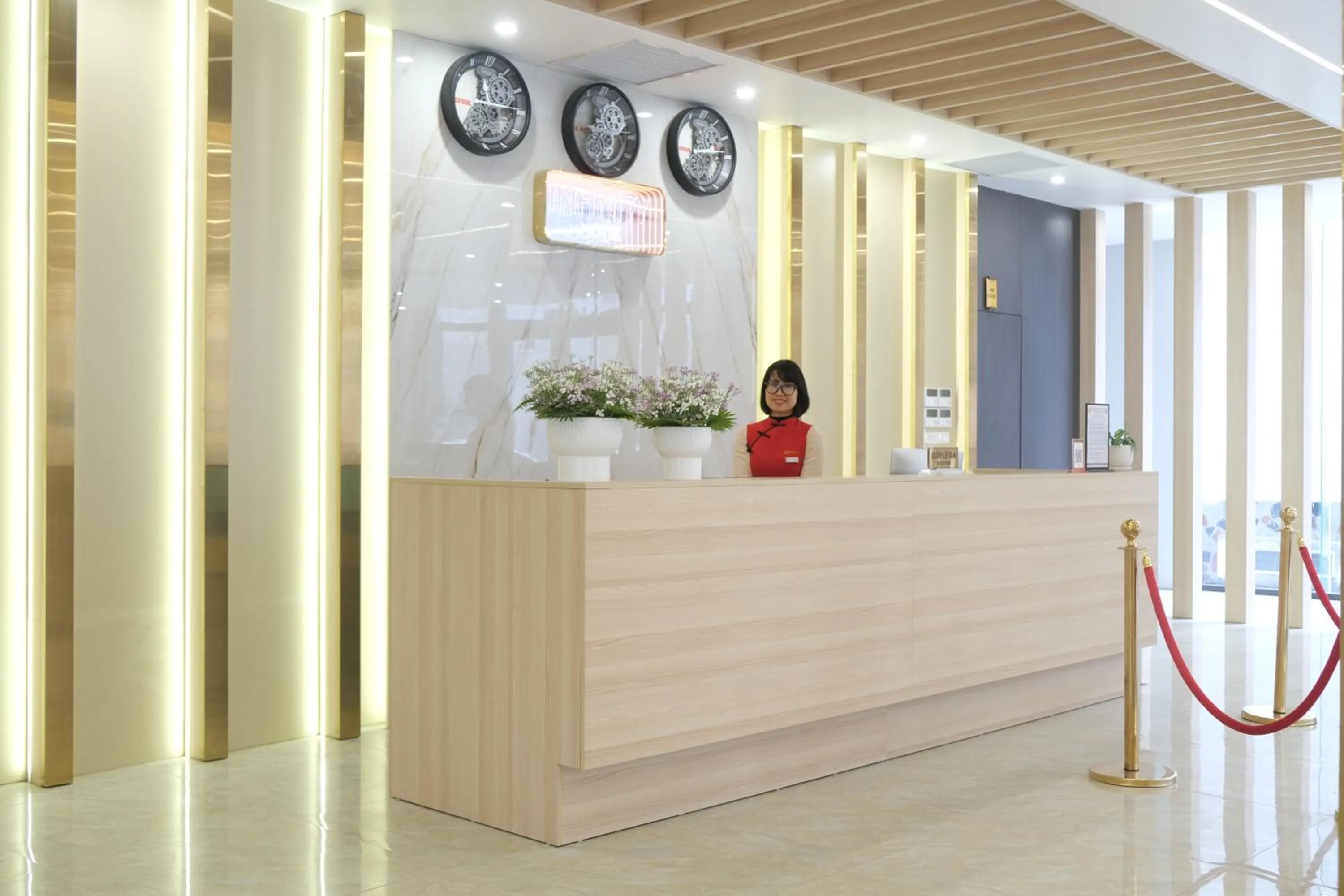 Lobby or reception in Infinity Hotel