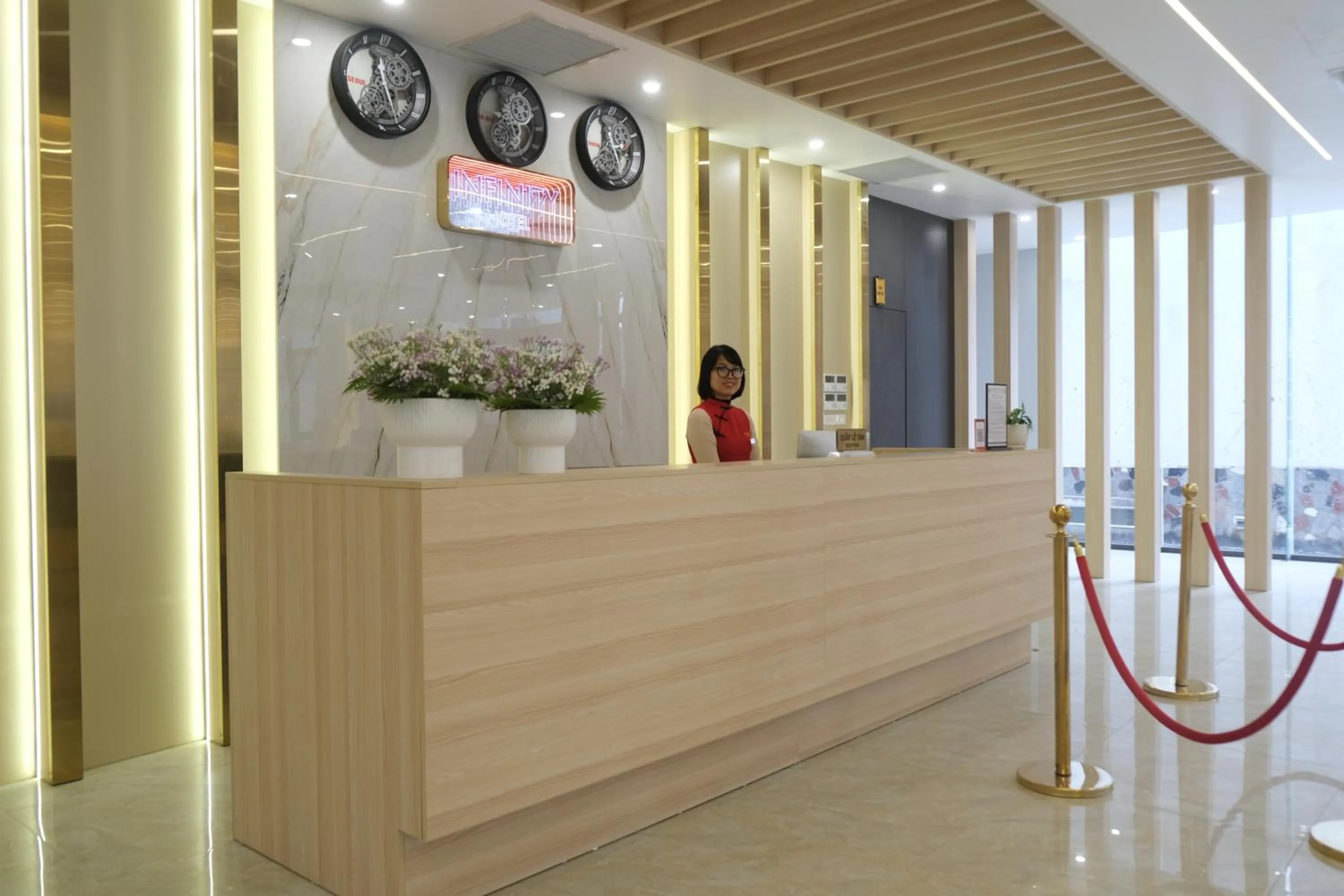 Lobby or reception in Infinity Hotel