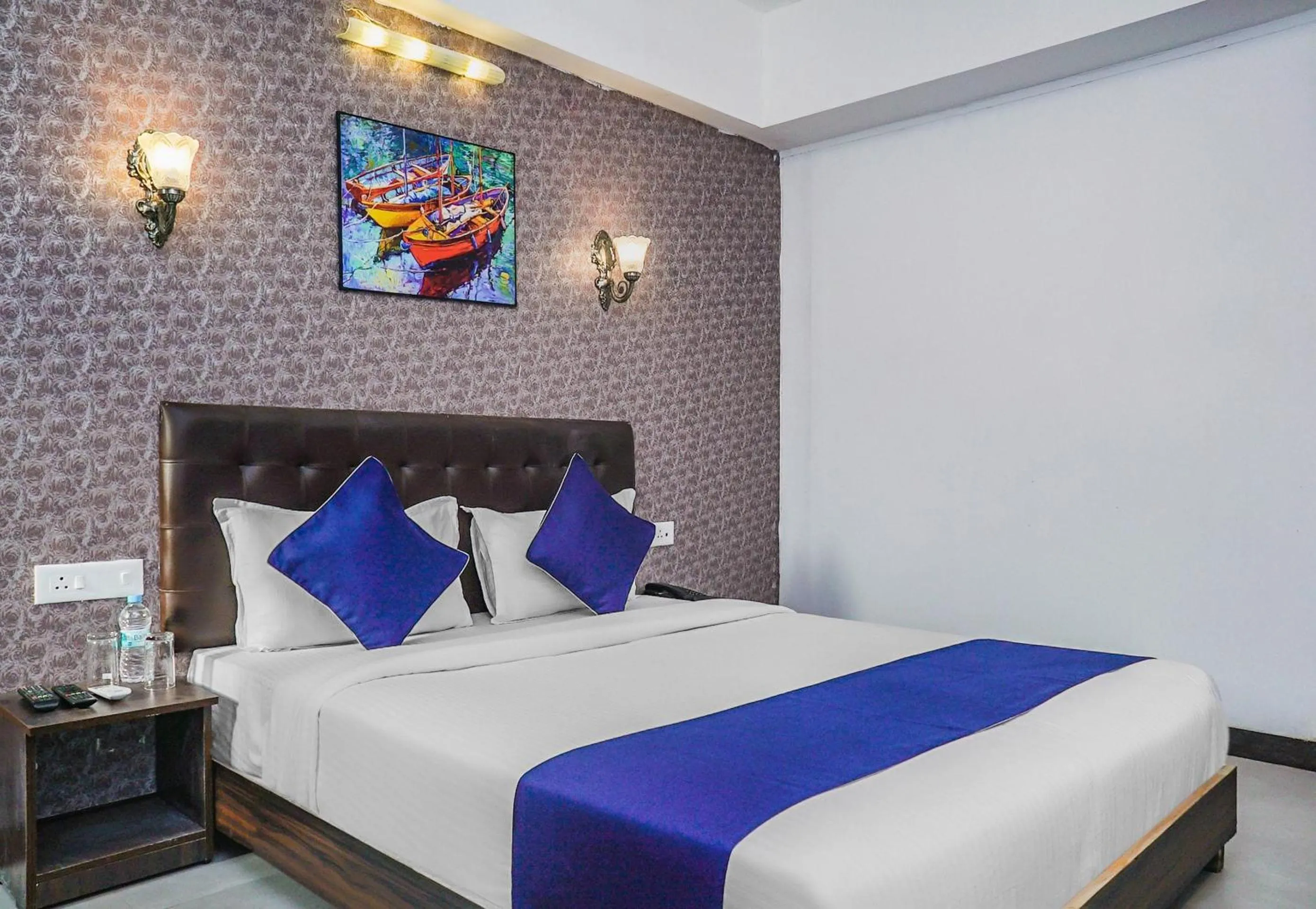 Bed in Hotel O Divine Destination