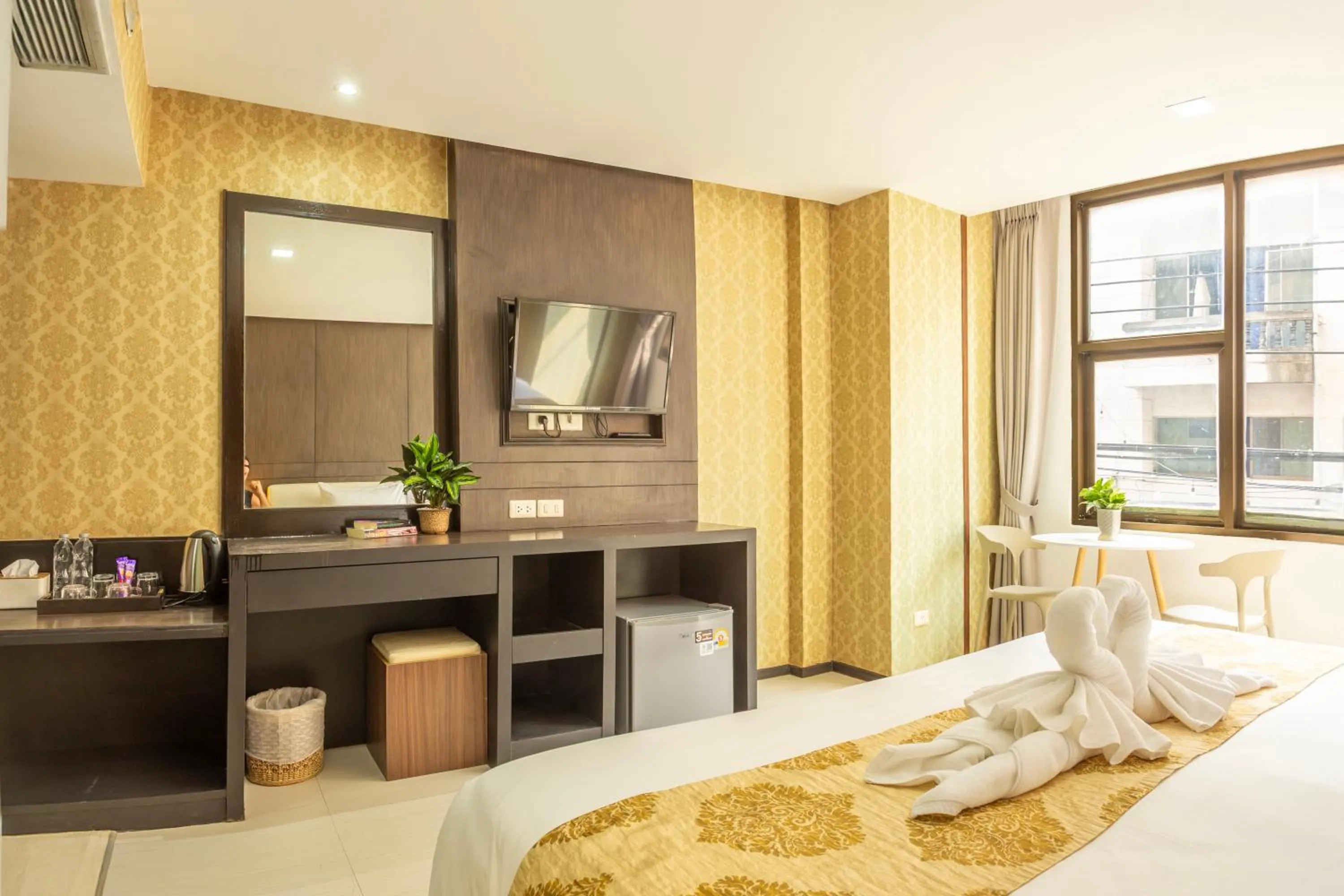 TV and multimedia, Bed in Jomtien Sands Residence