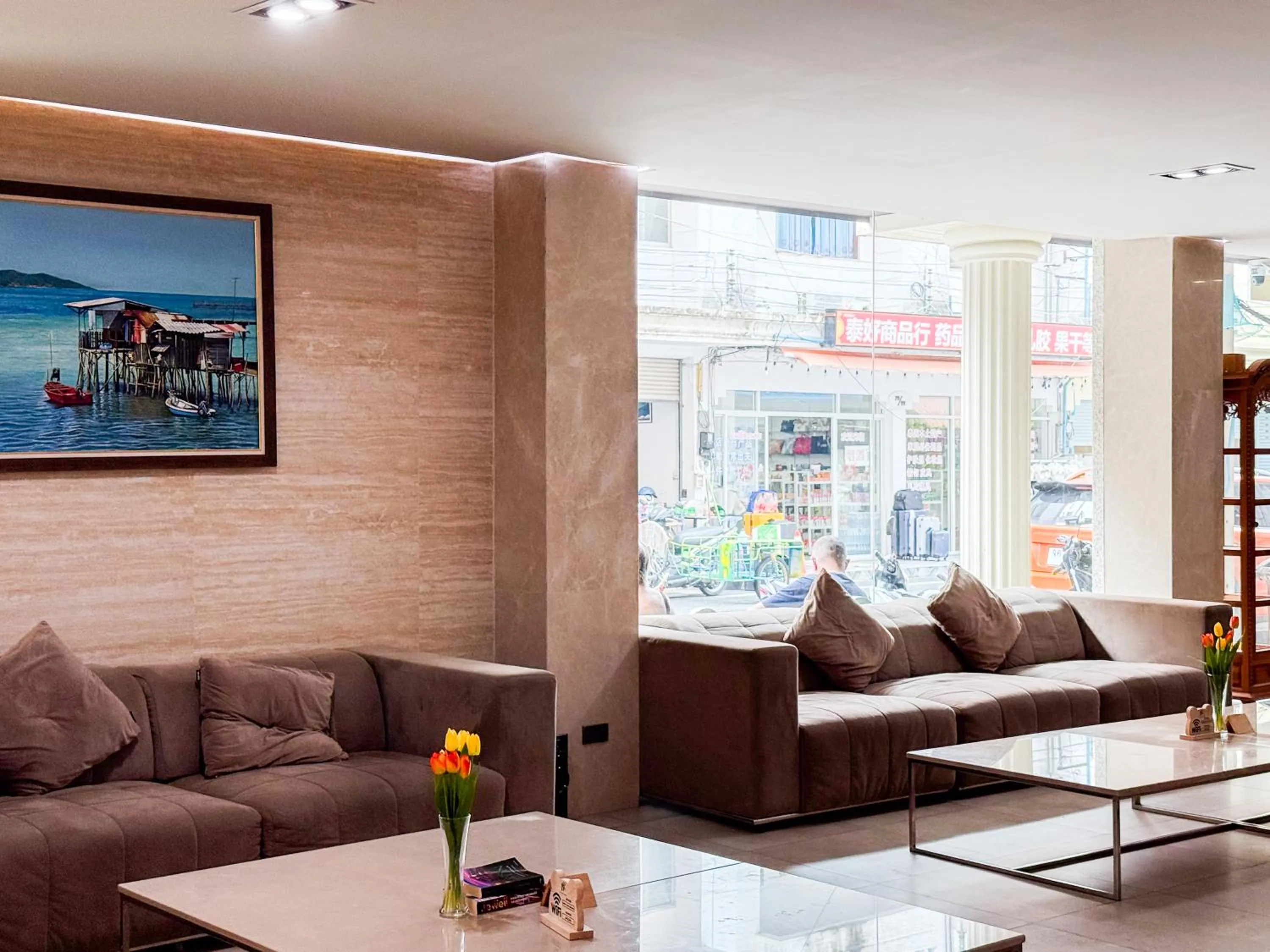 Seating area in Jomtien Sands Residence