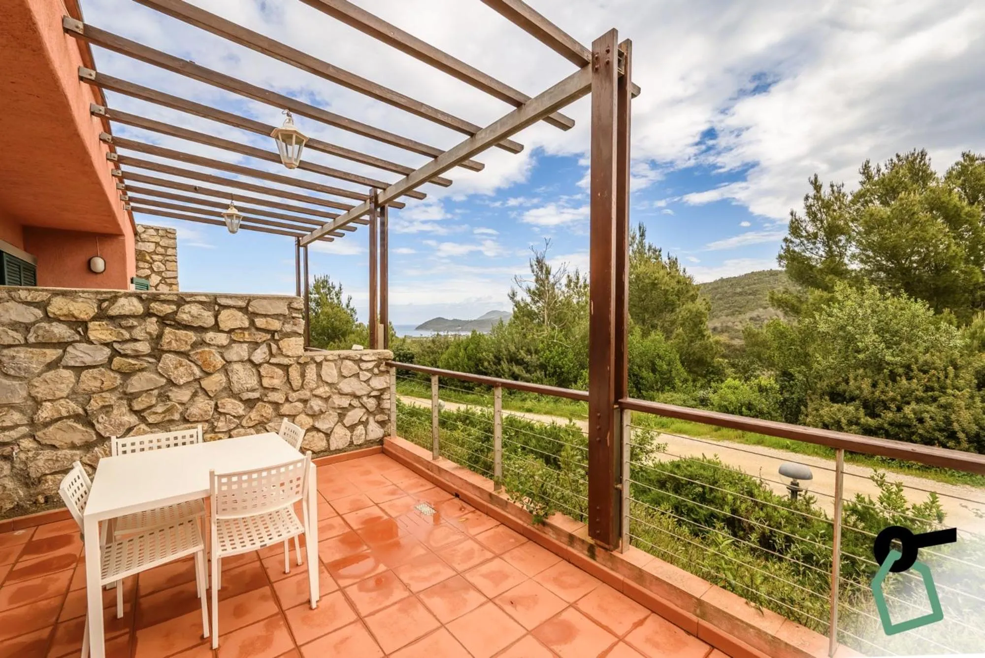Balcony/Terrace in Hotiday Apartments Portoferraio