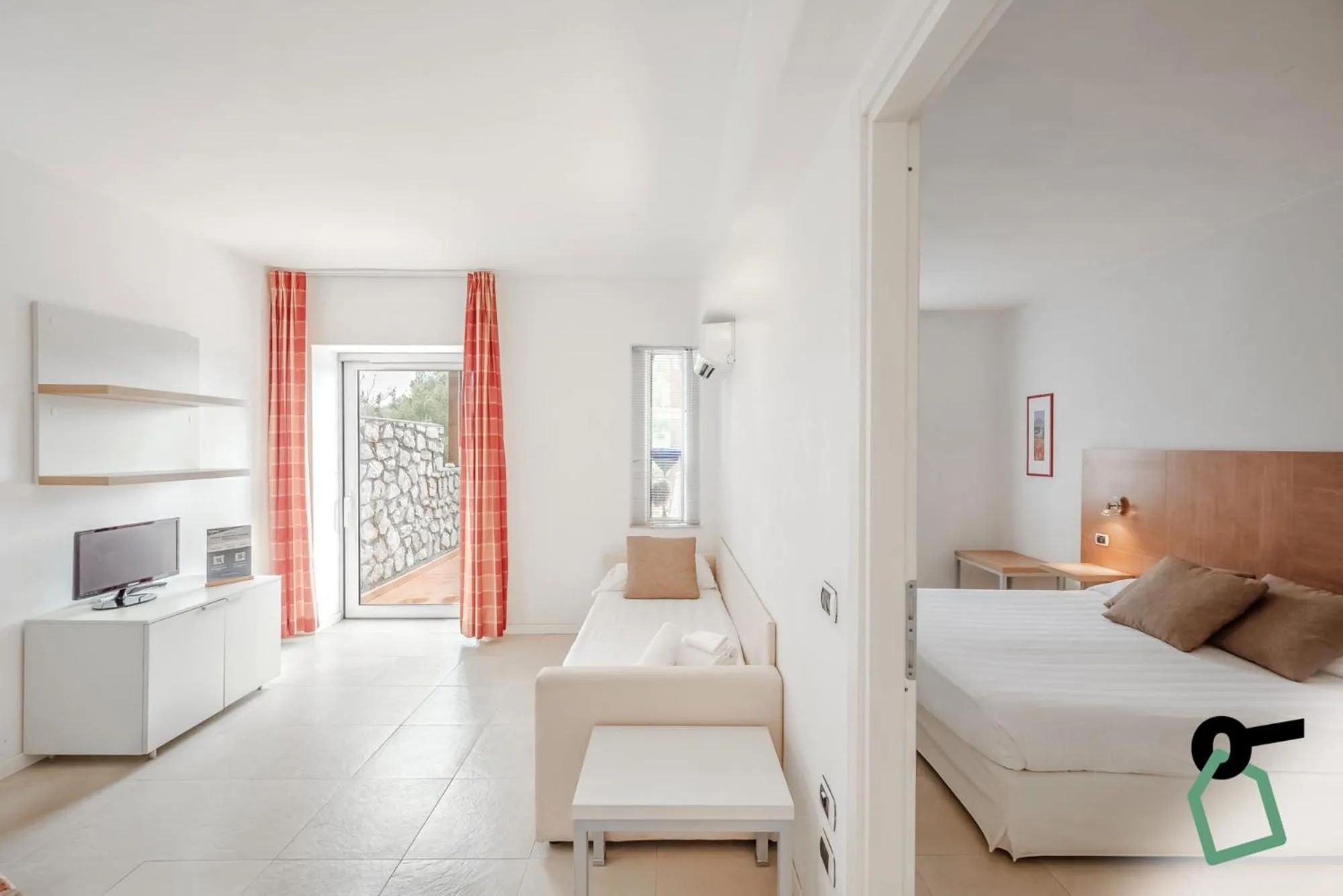 Photo of the whole room, Bed in Hotiday Apartments Portoferraio